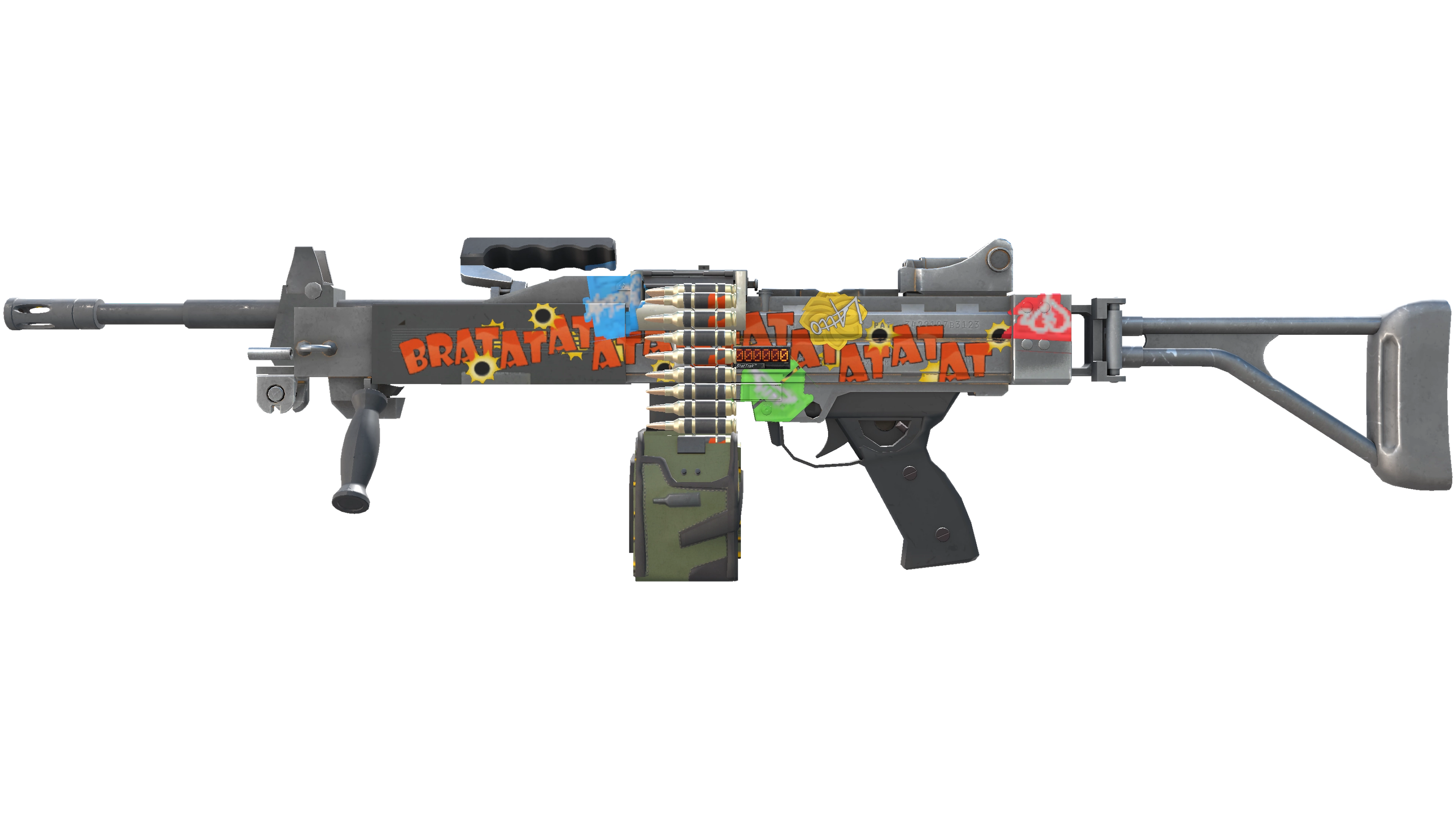 StatTrak™ Negev | Bratatat (Factory New)