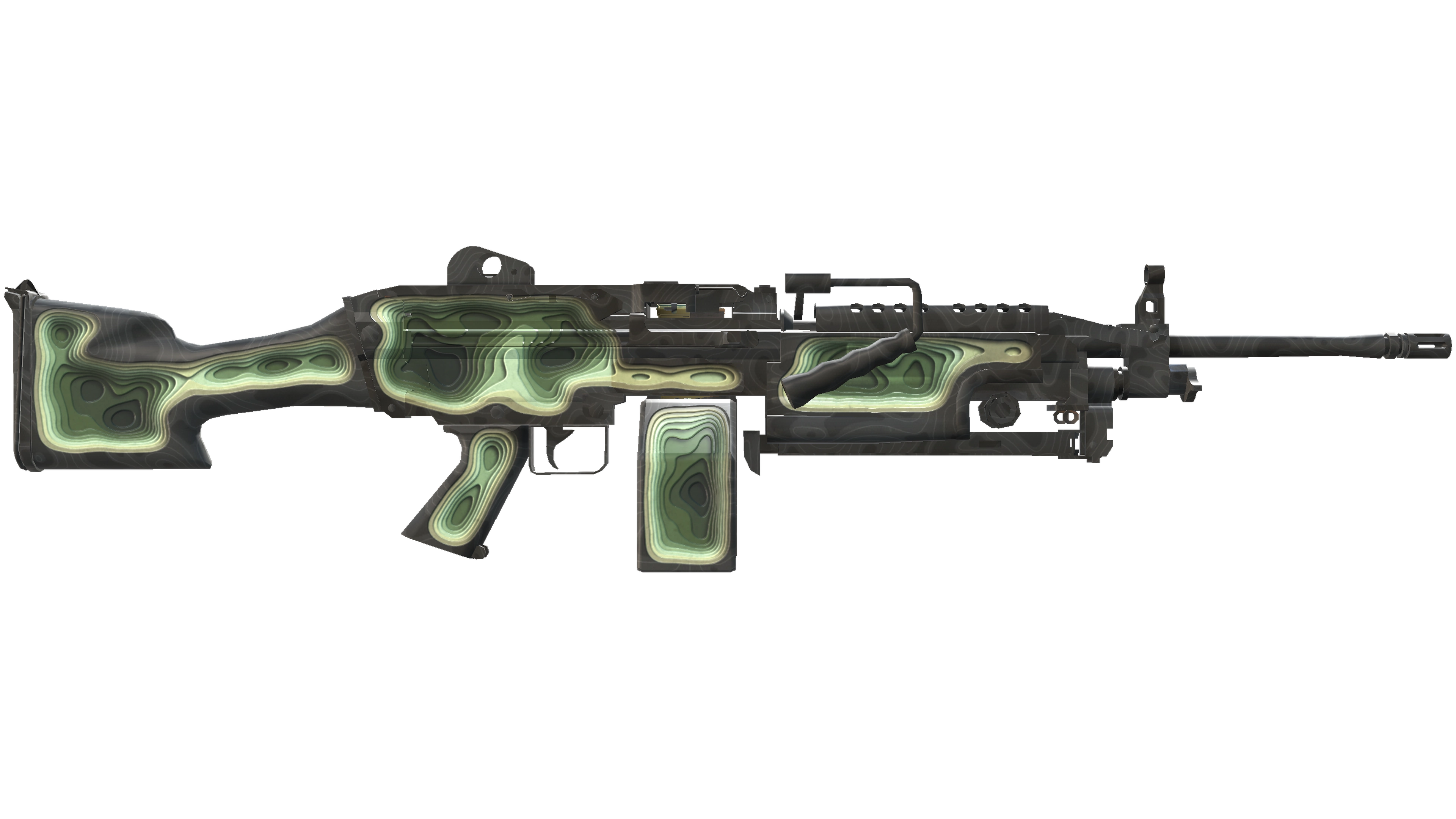 صورة مصغرة لـ StatTrak™ M249 | Deep Relief (Factory New)