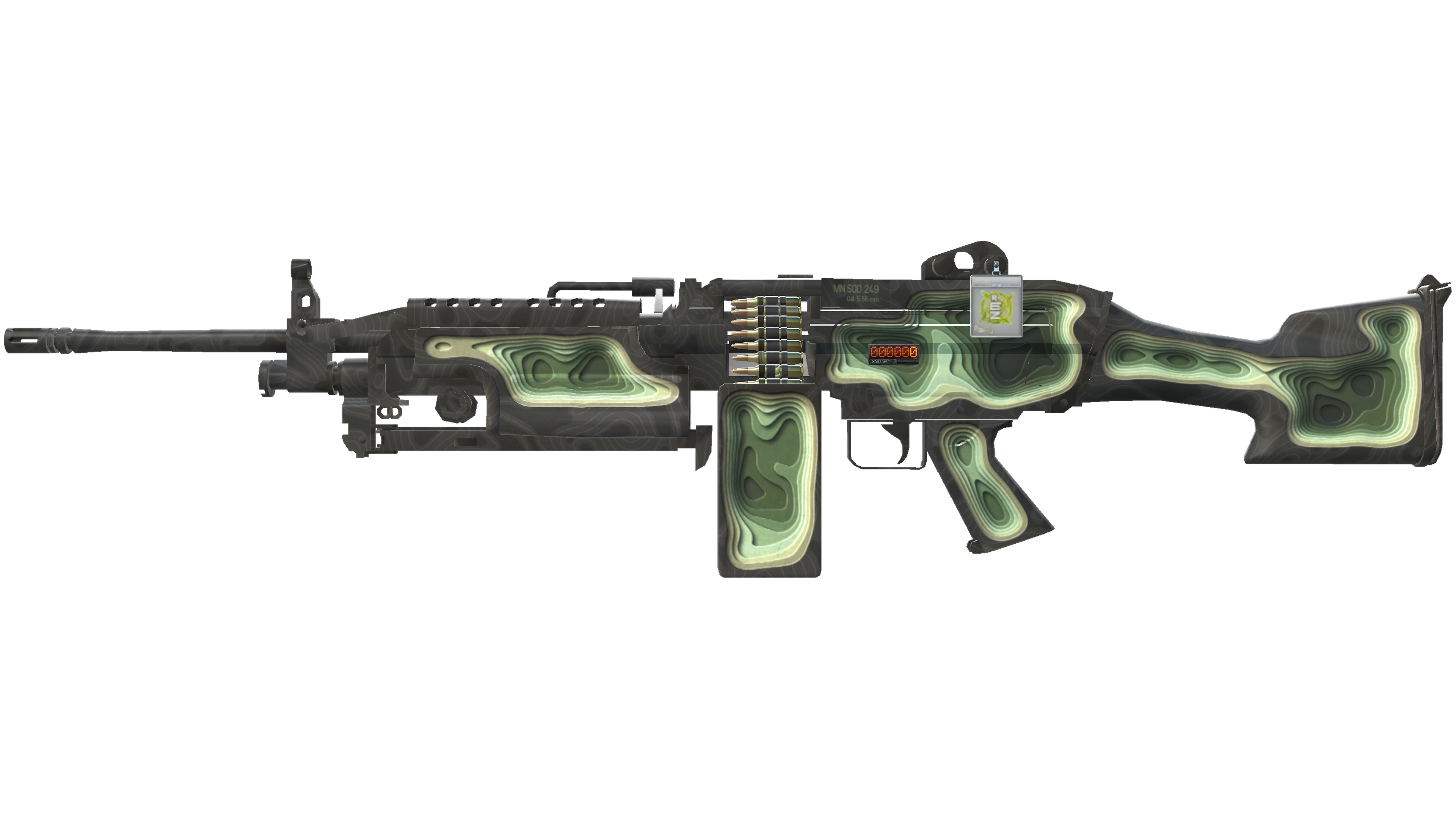 StatTrak™ M249 | Deep Relief (Factory New)