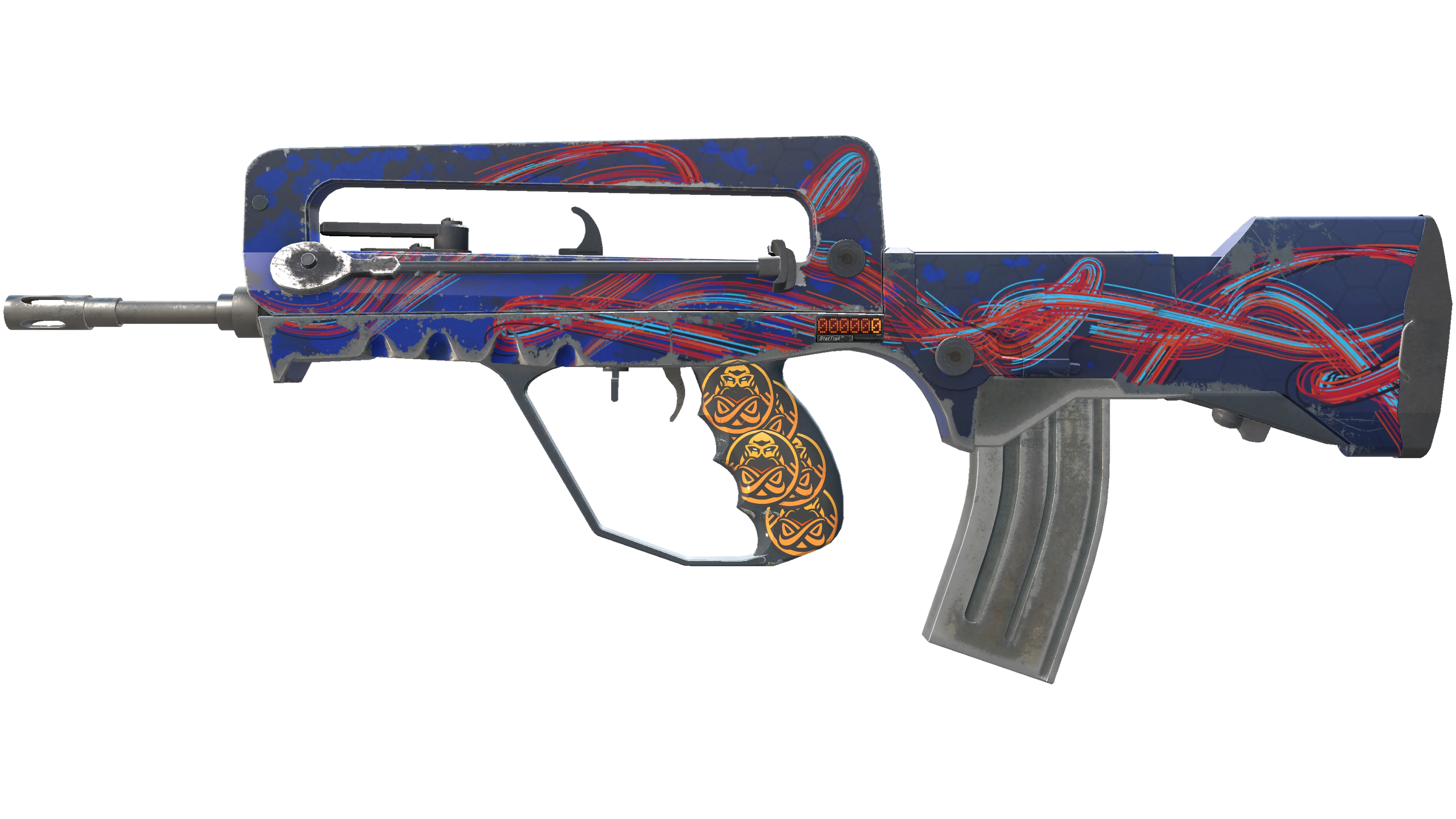 StatTrak™ FAMAS | Afterimage (Field-Tested)