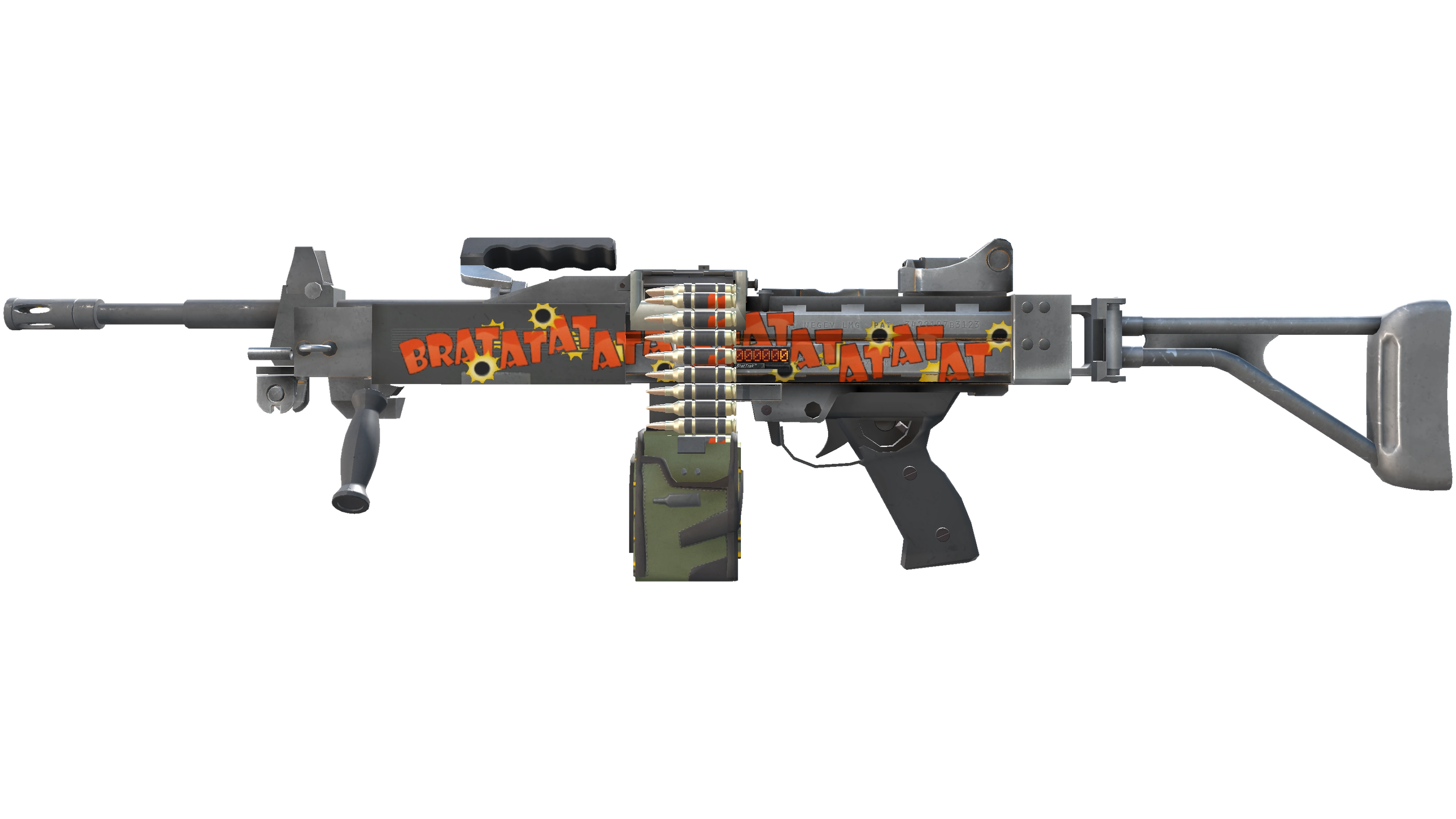 StatTrak™ Negev | Bratatat (Factory New)