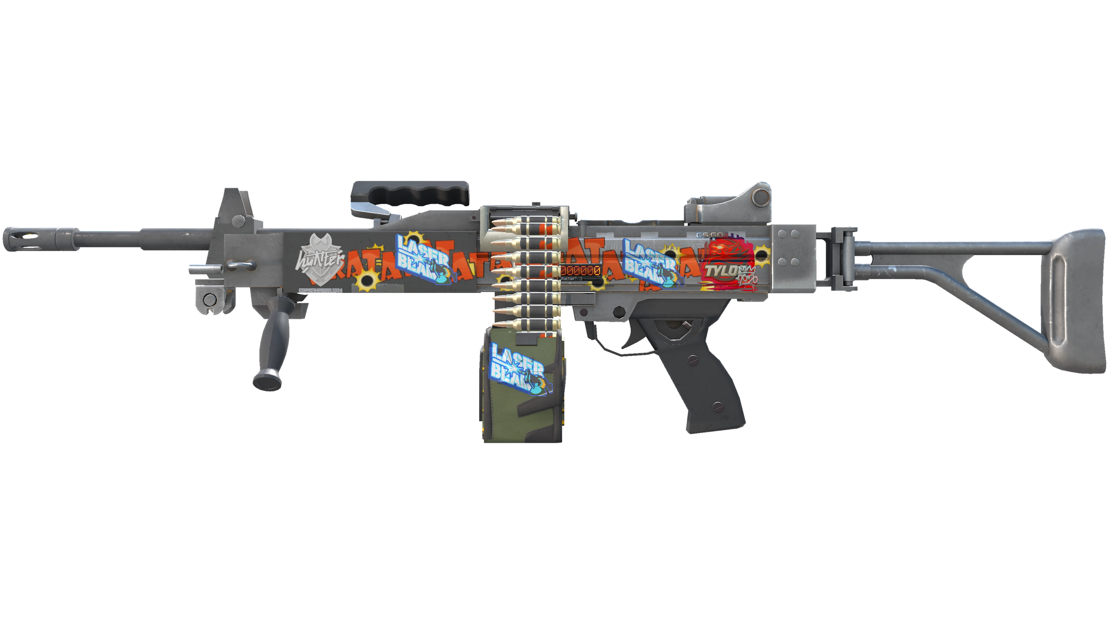 صورة مصغرة لـ StatTrak™ Negev | Bratatat (Factory New)
