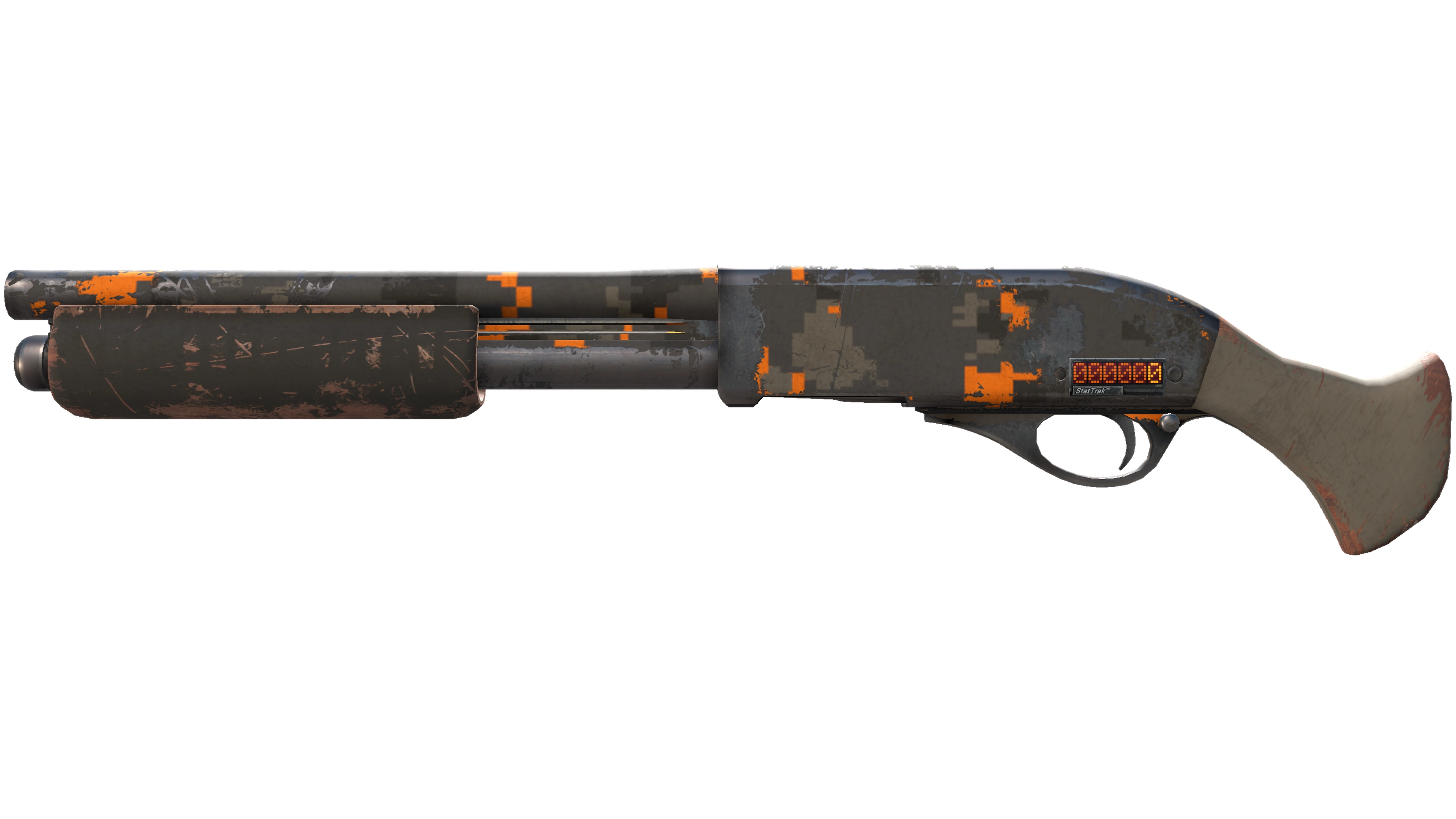 StatTrak™ Sawed-Off | Orange DDPAT (Field-Tested)