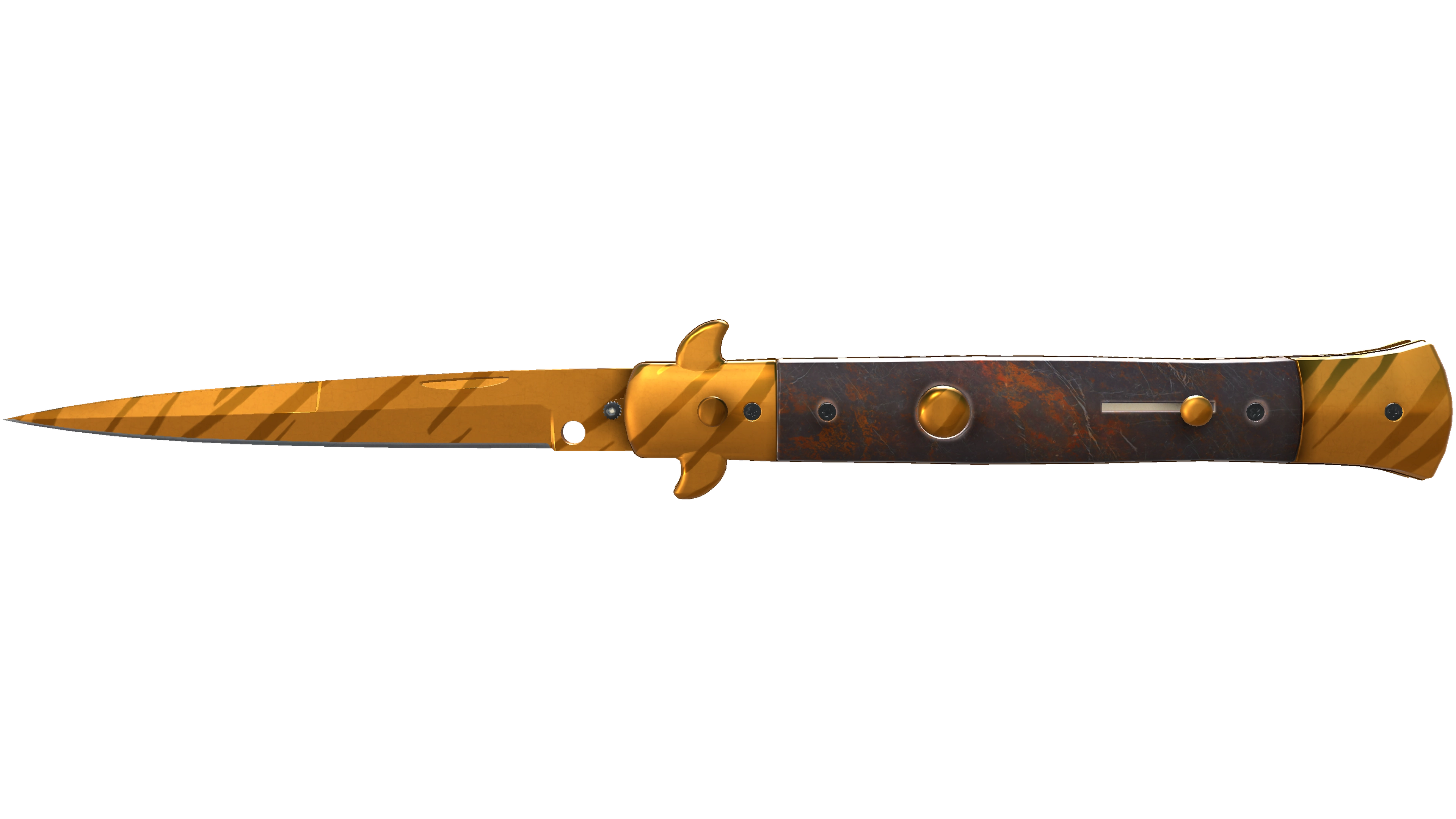 Vorschau von ★ StatTrak™ Stiletto Knife | Tiger Tooth (Factory New)