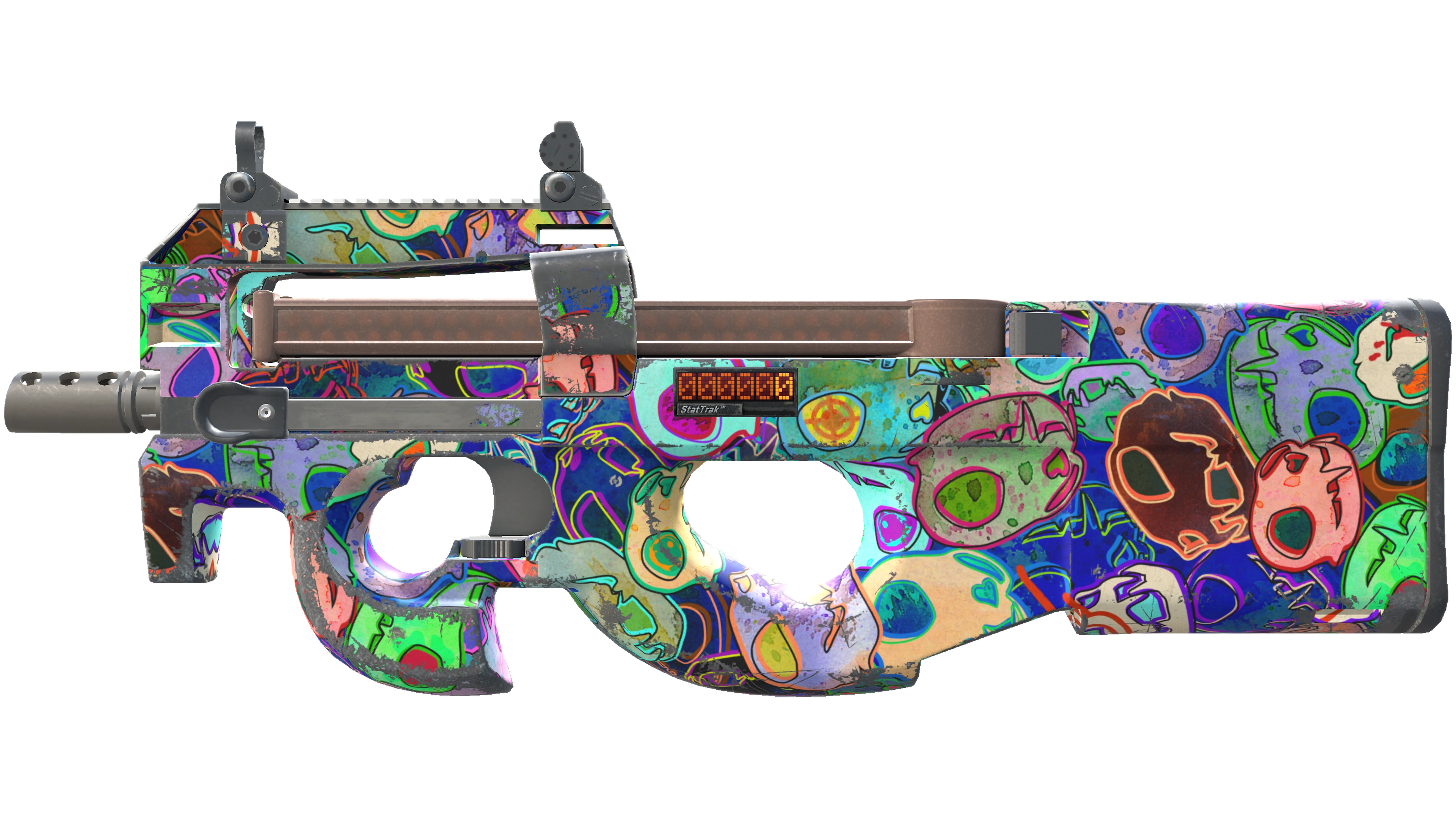 StatTrak™ P90 | Death by Kitty (Field-Tested)