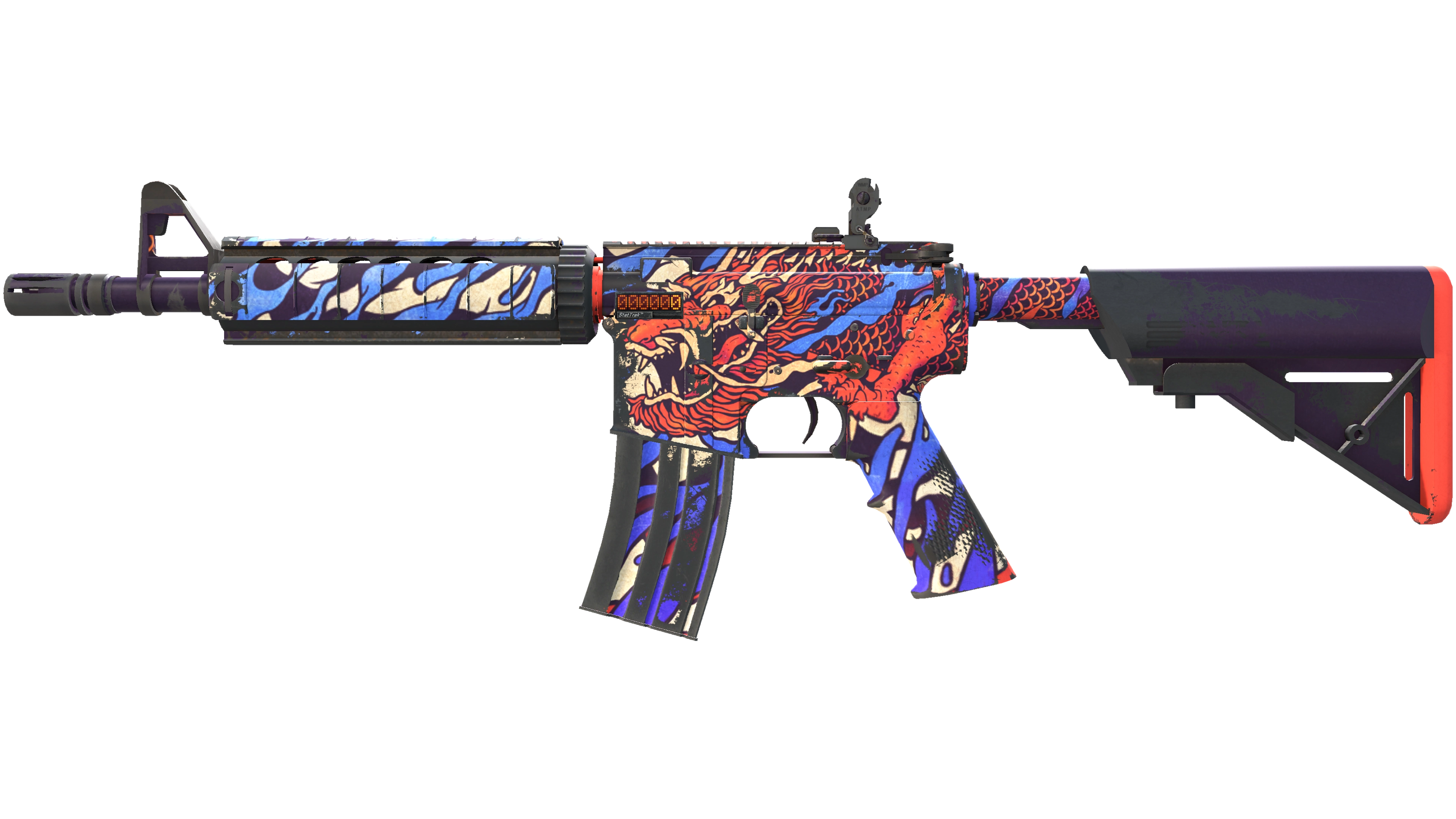 StatTrak™ M4A4 | 龍王 (Dragon King) (Field-Tested)