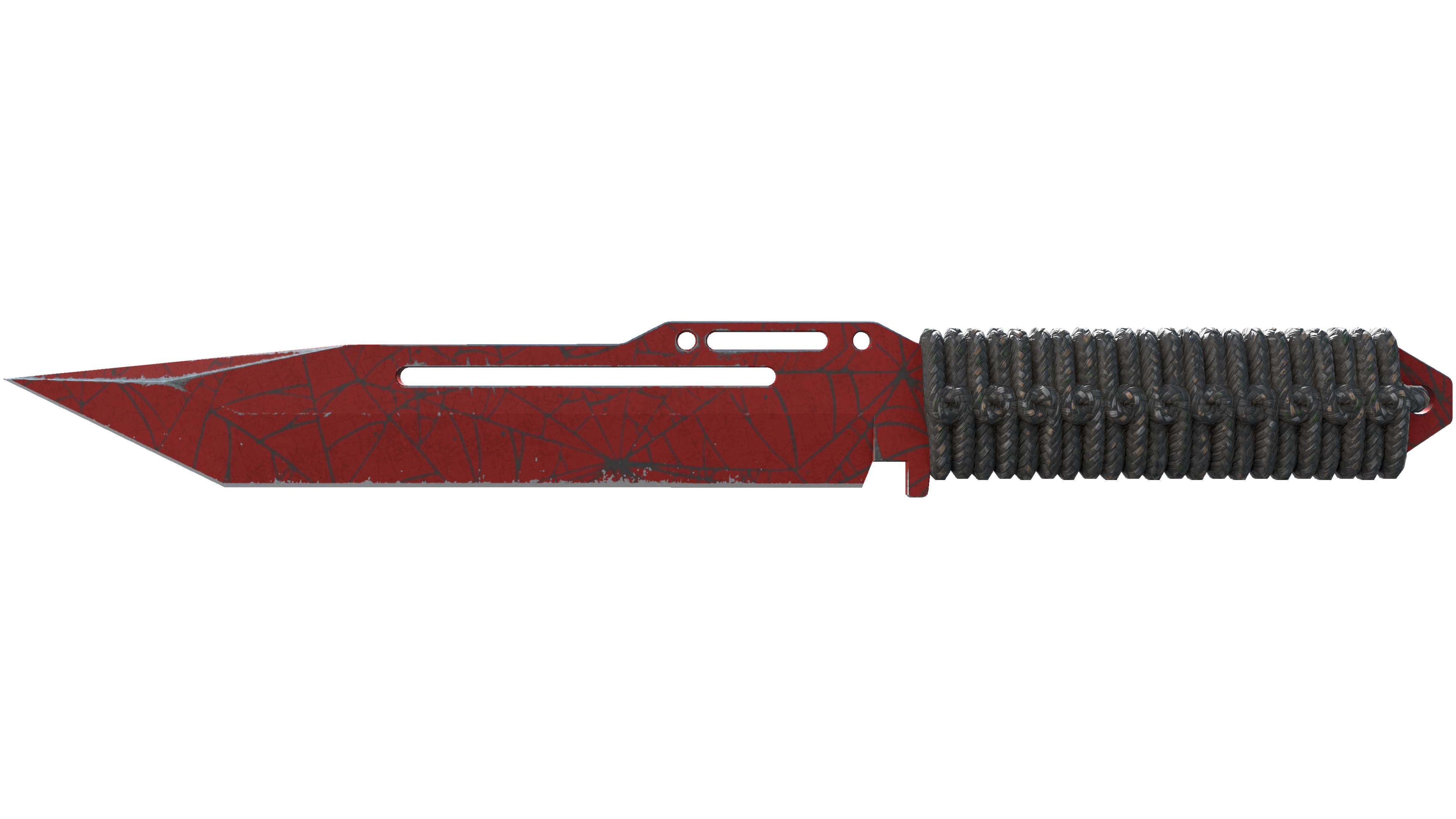 Миниатюра ★ Paracord Knife | Crimson Web (Field-Tested)