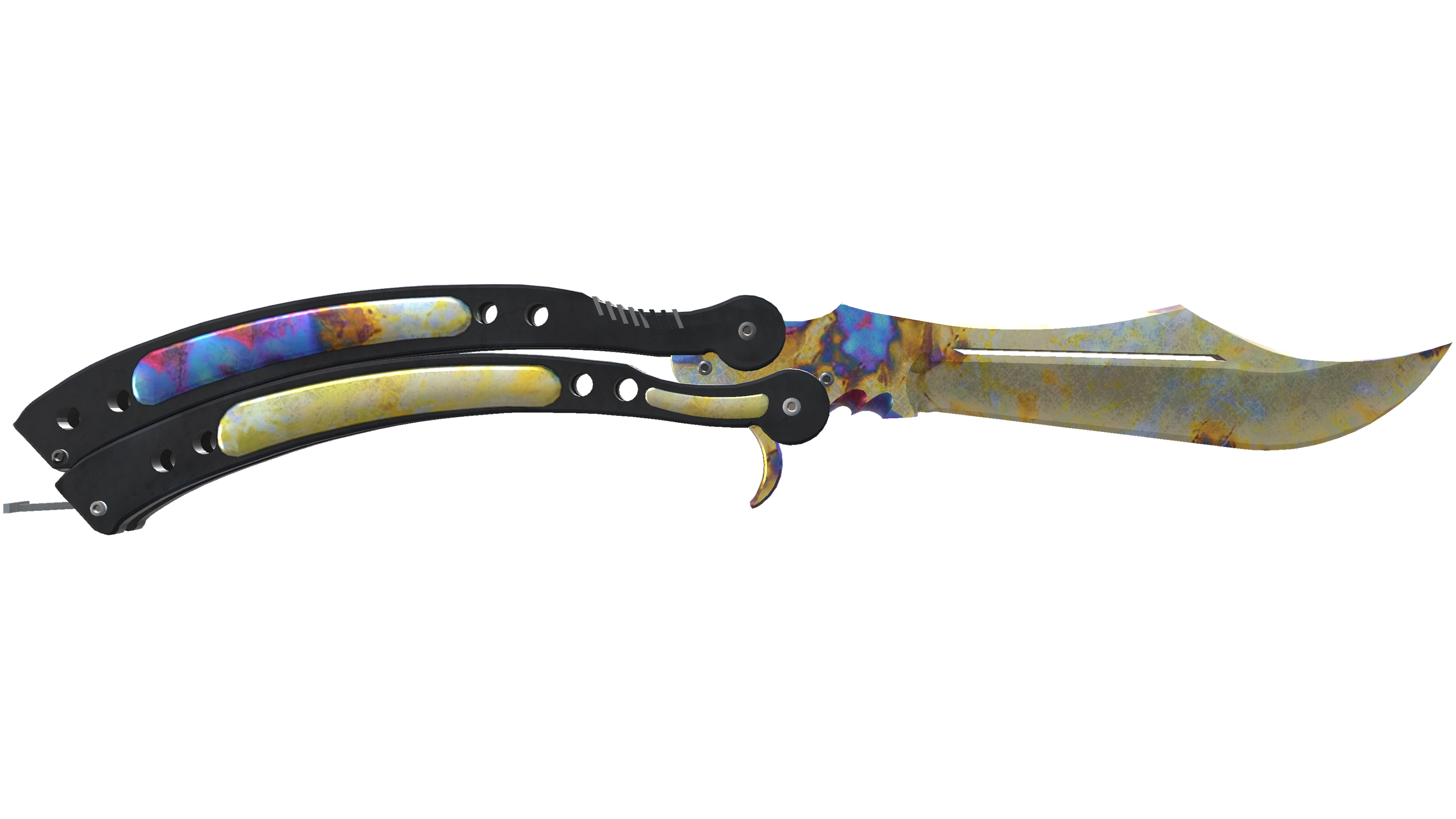 ★ Butterfly Knife | Case Hardened (Minimal Wear)