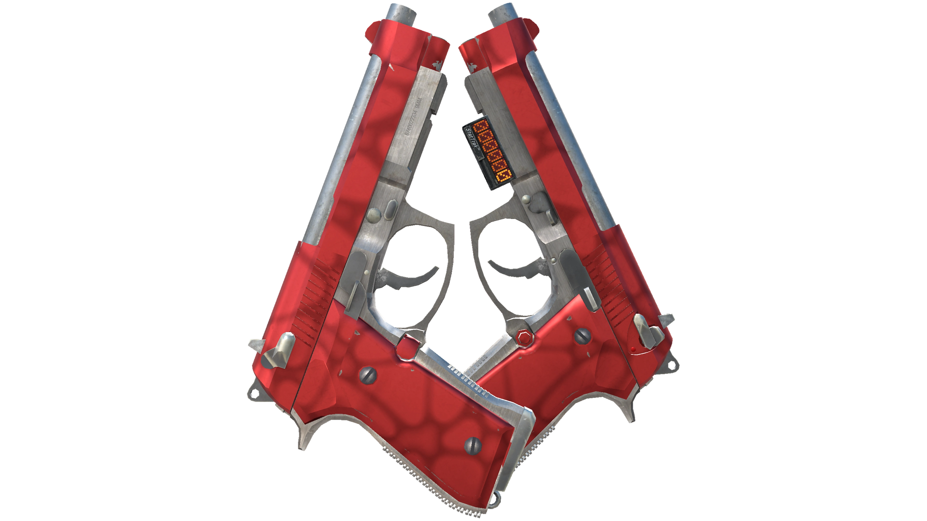 StatTrak™ Dual Berettas | Hemoglobin (Factory New)