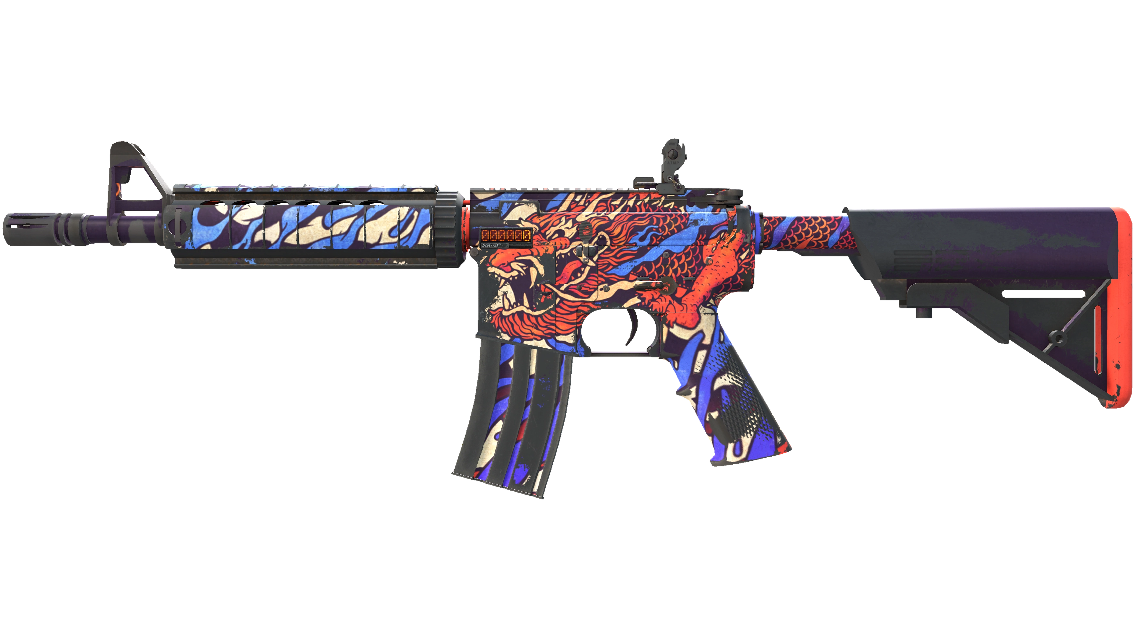 Vorschau von StatTrak™ M4A4 | 龍王 (Dragon King) (Field-Tested)