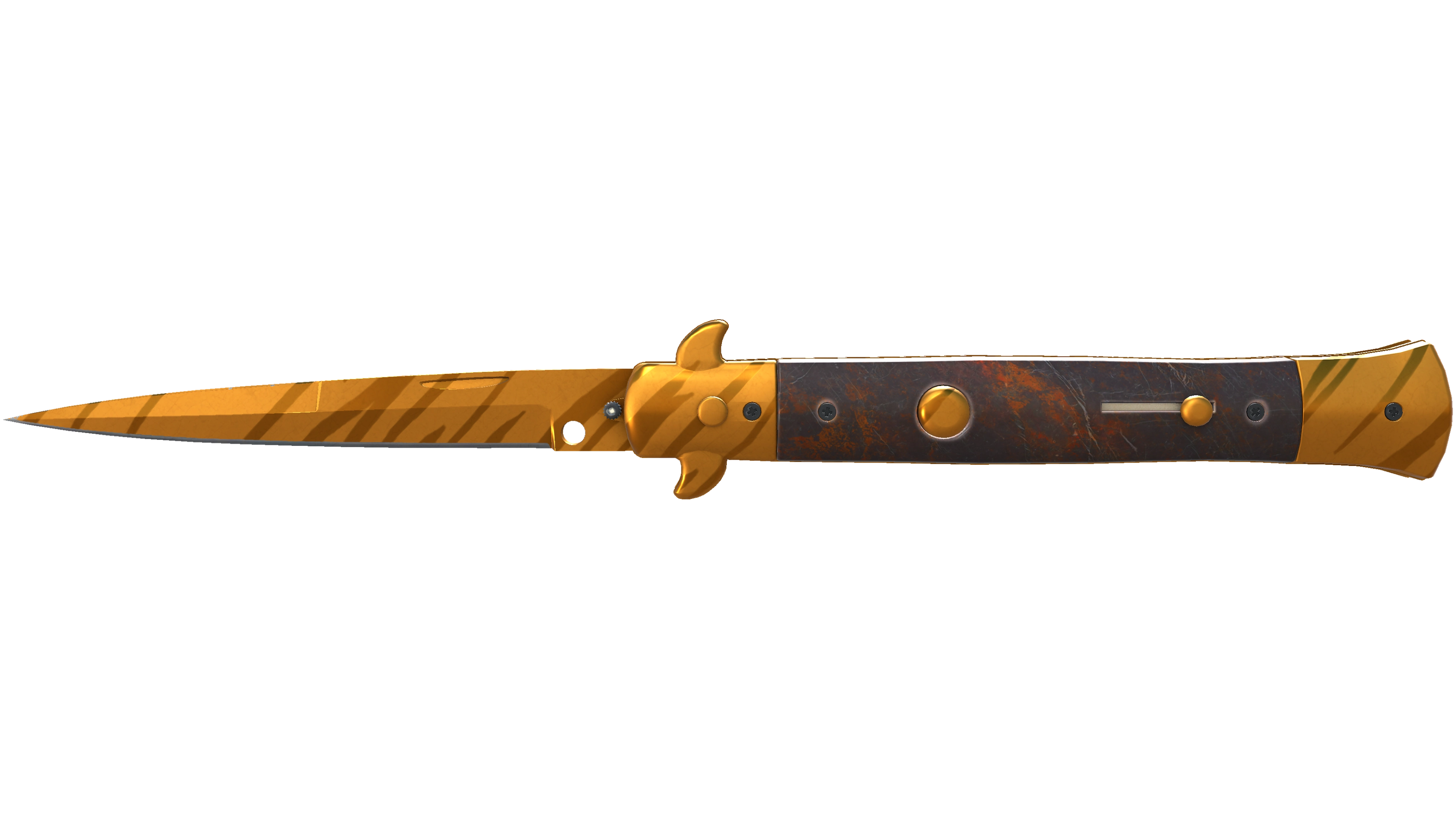 Vorschau von ★ StatTrak™ Stiletto Knife | Tiger Tooth (Factory New)
