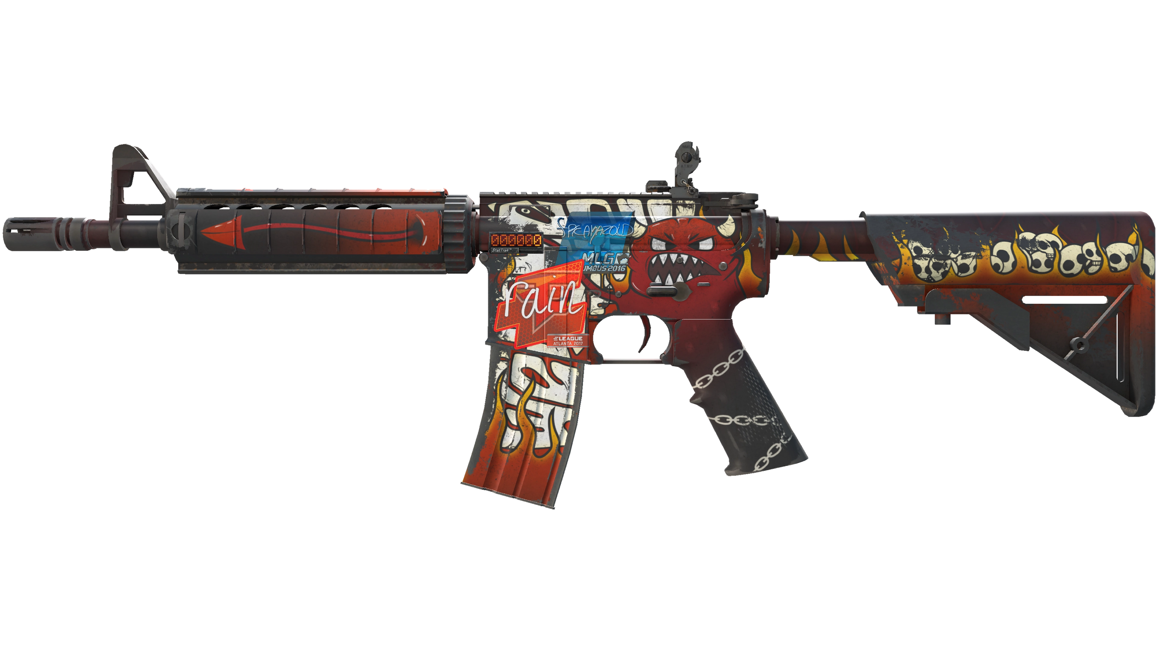 StatTrak™ M4A4 | Hellfire (Field-Tested) thumbnail