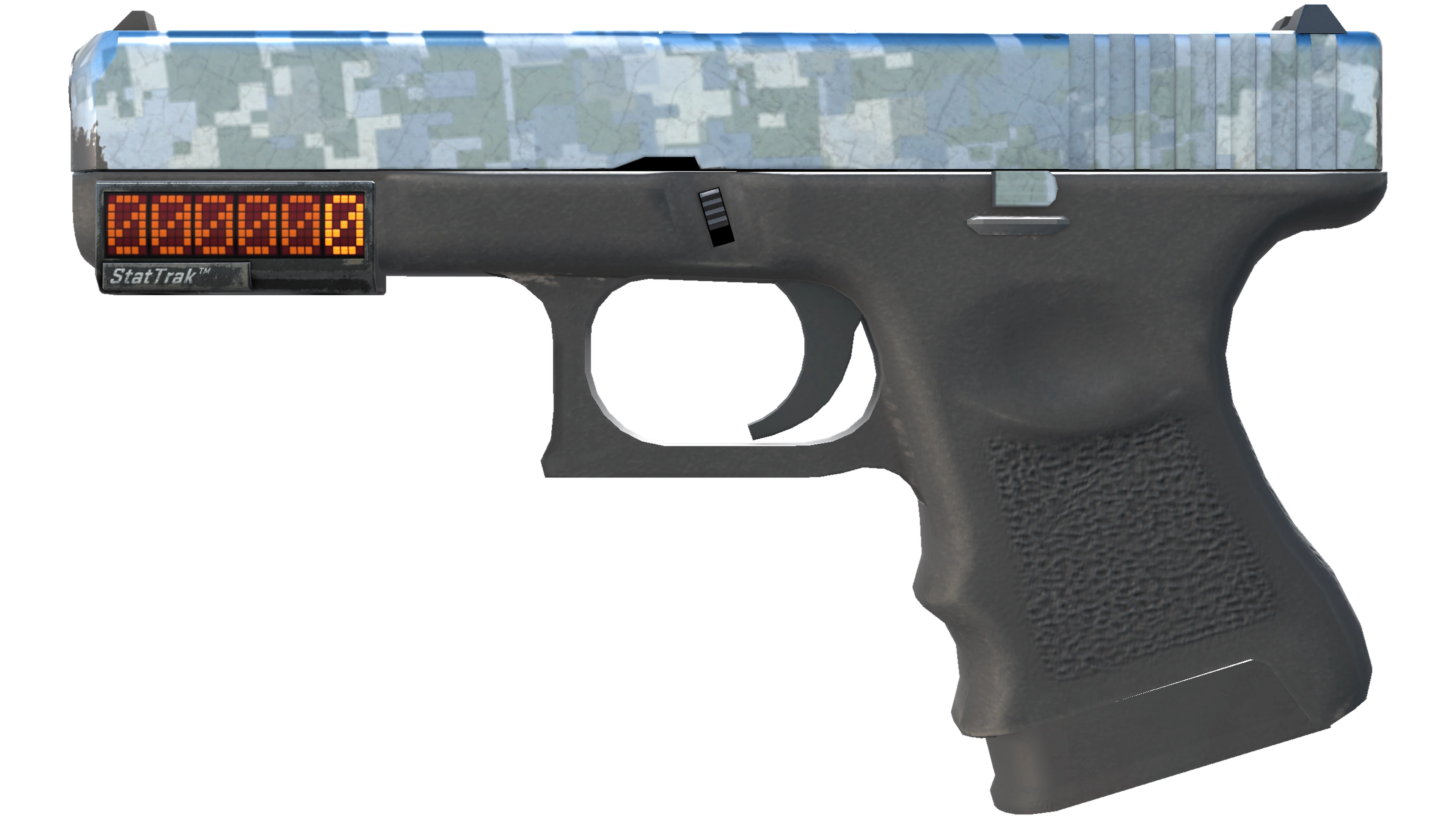 StatTrak™ Glock-18 | Steel Disruption (Field-Tested)