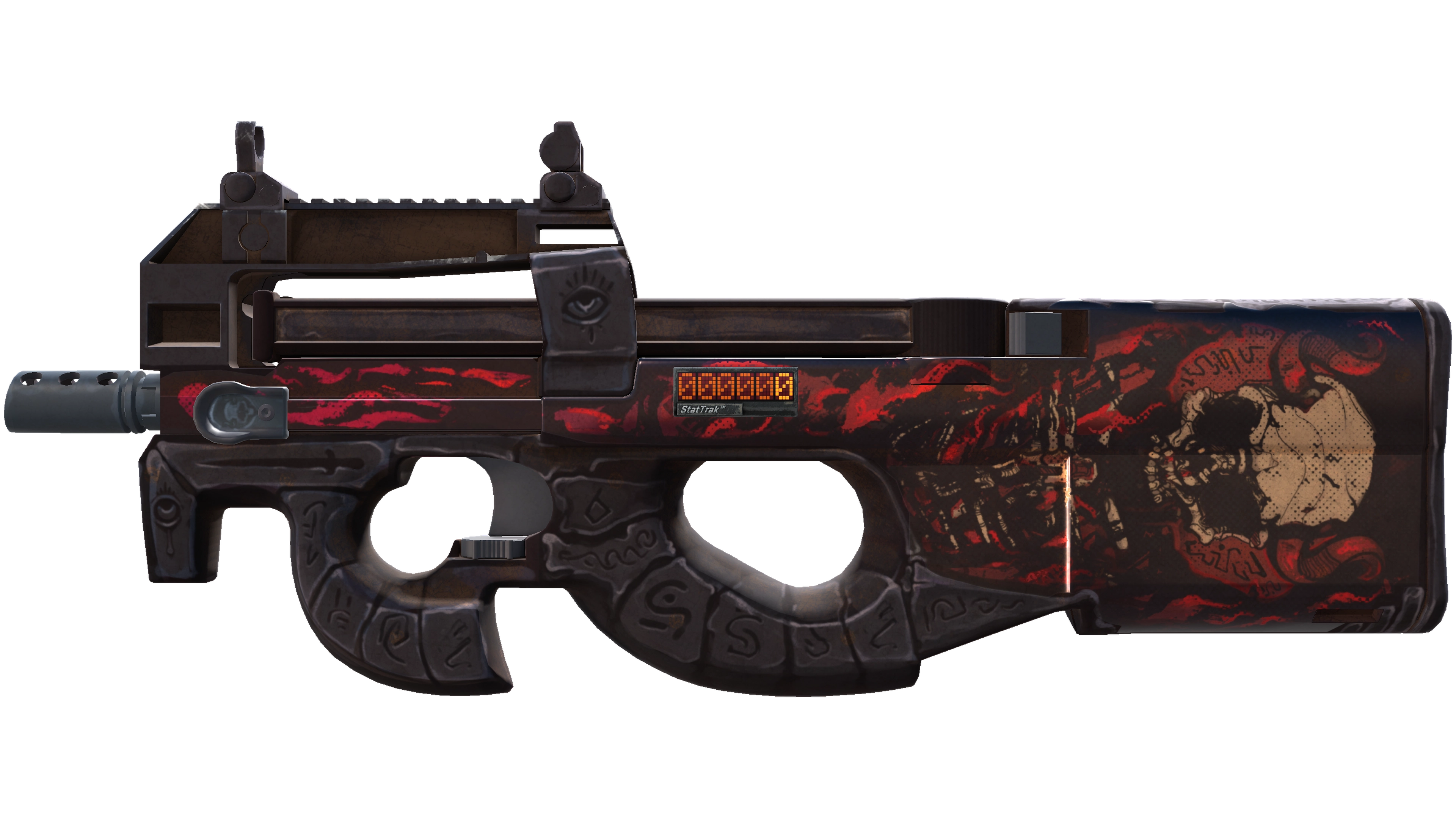 StatTrak™ P90 | Shallow Grave (Field-Tested)