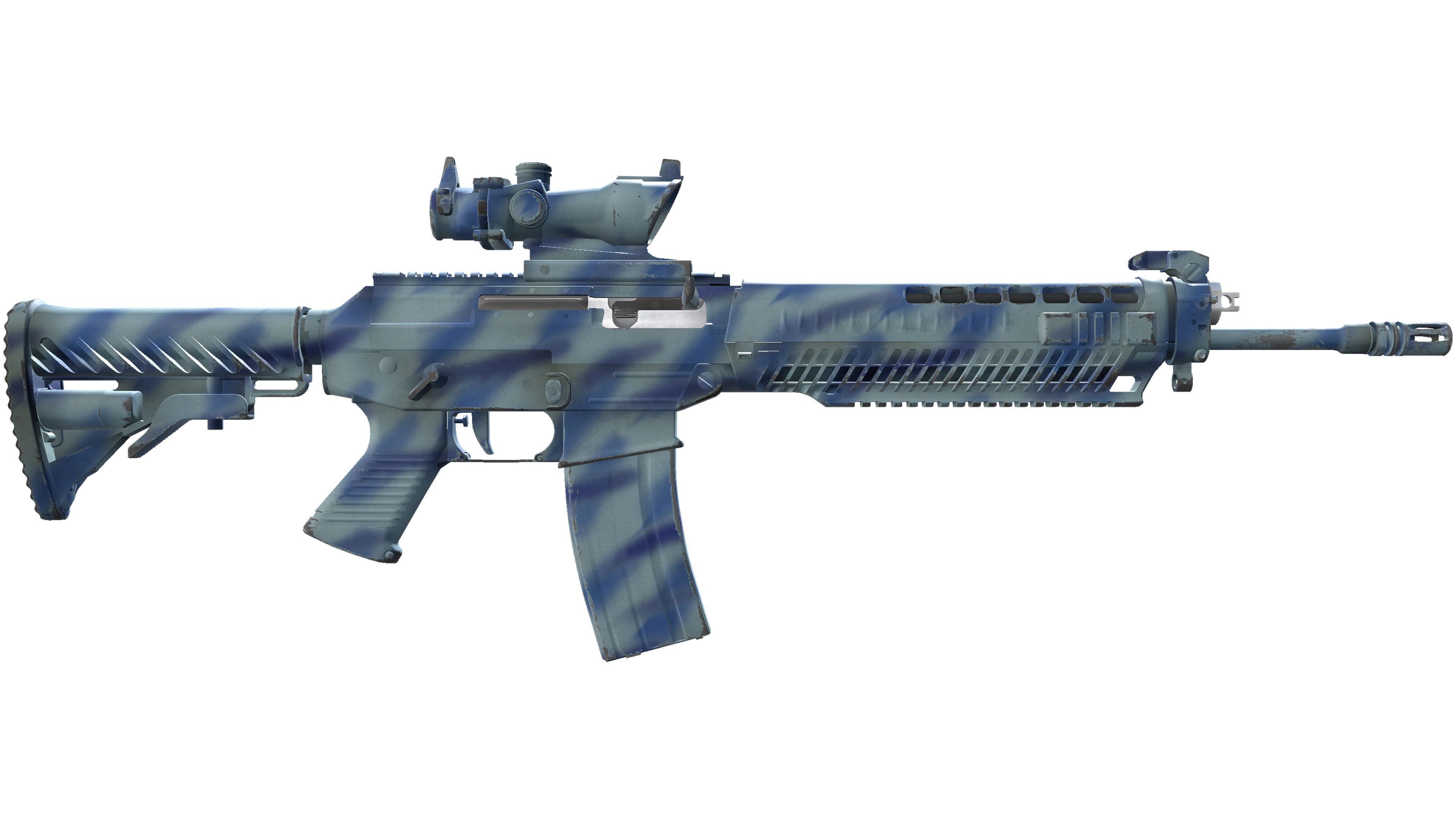 StatTrak™ SG 553 | Wave Spray (Minimal Wear) thumbnail