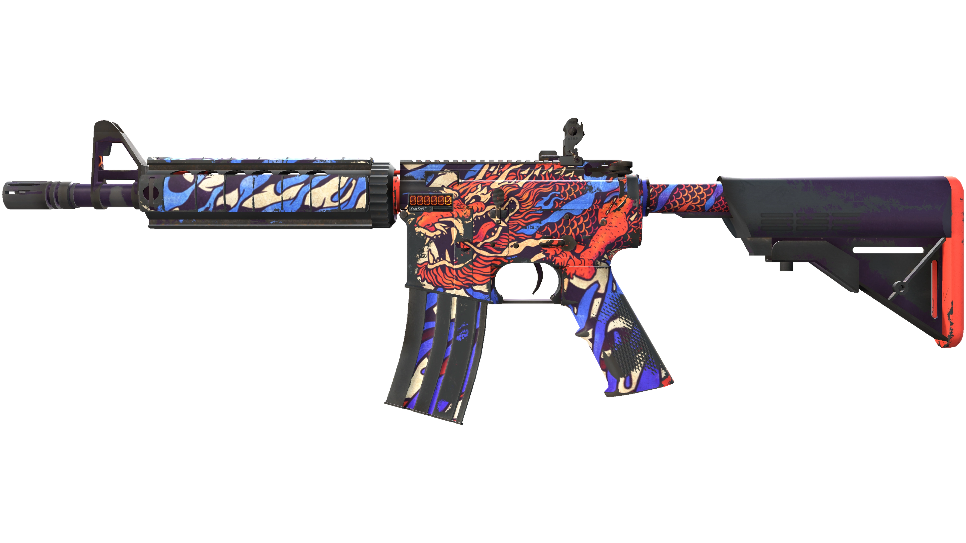 Miniatura de StatTrak™ M4A4 | 龍王 (Dragon King) (Field-Tested)
