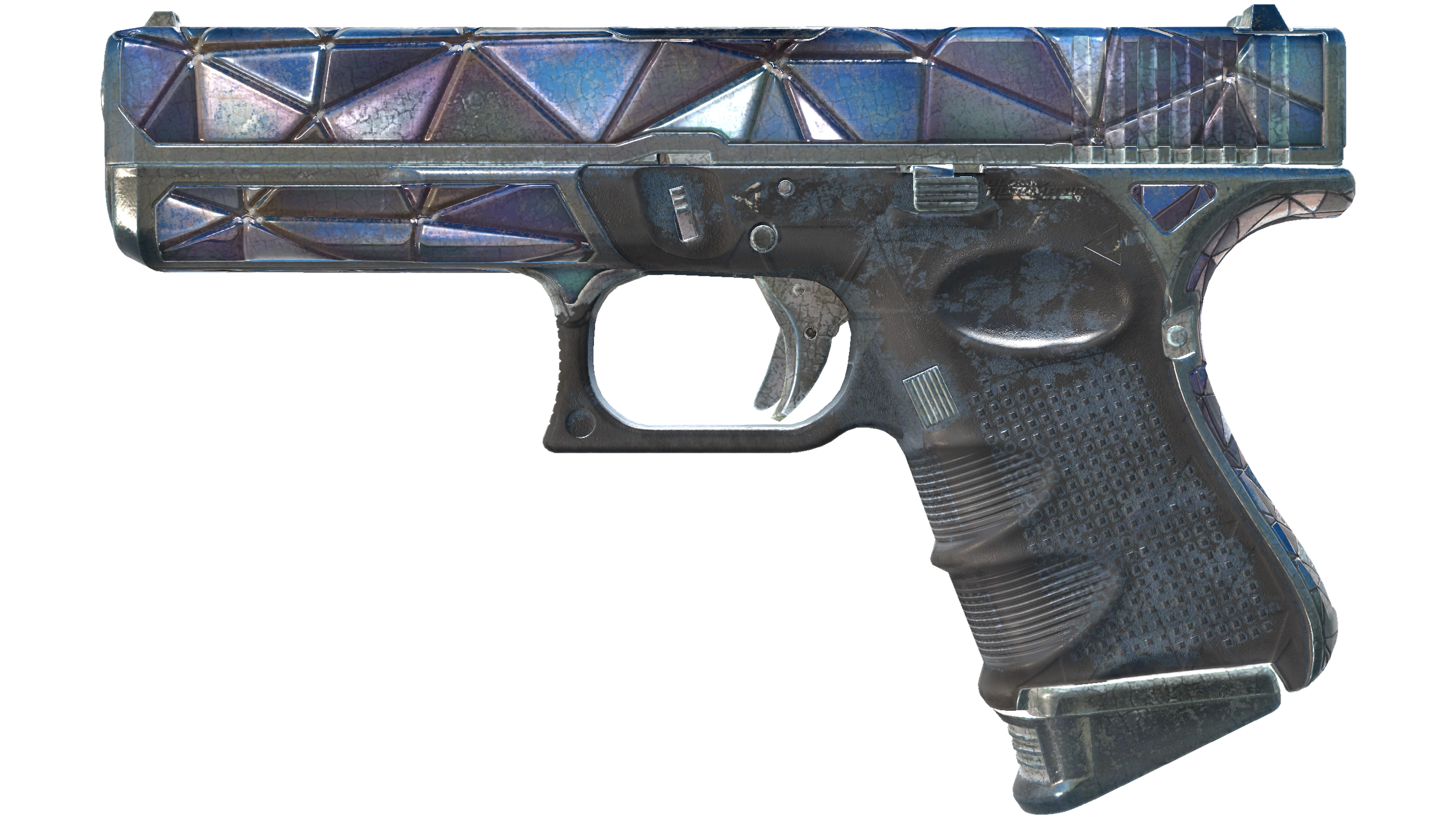 Glock-18 | Mirror Mosaic (Battle-Scarred)