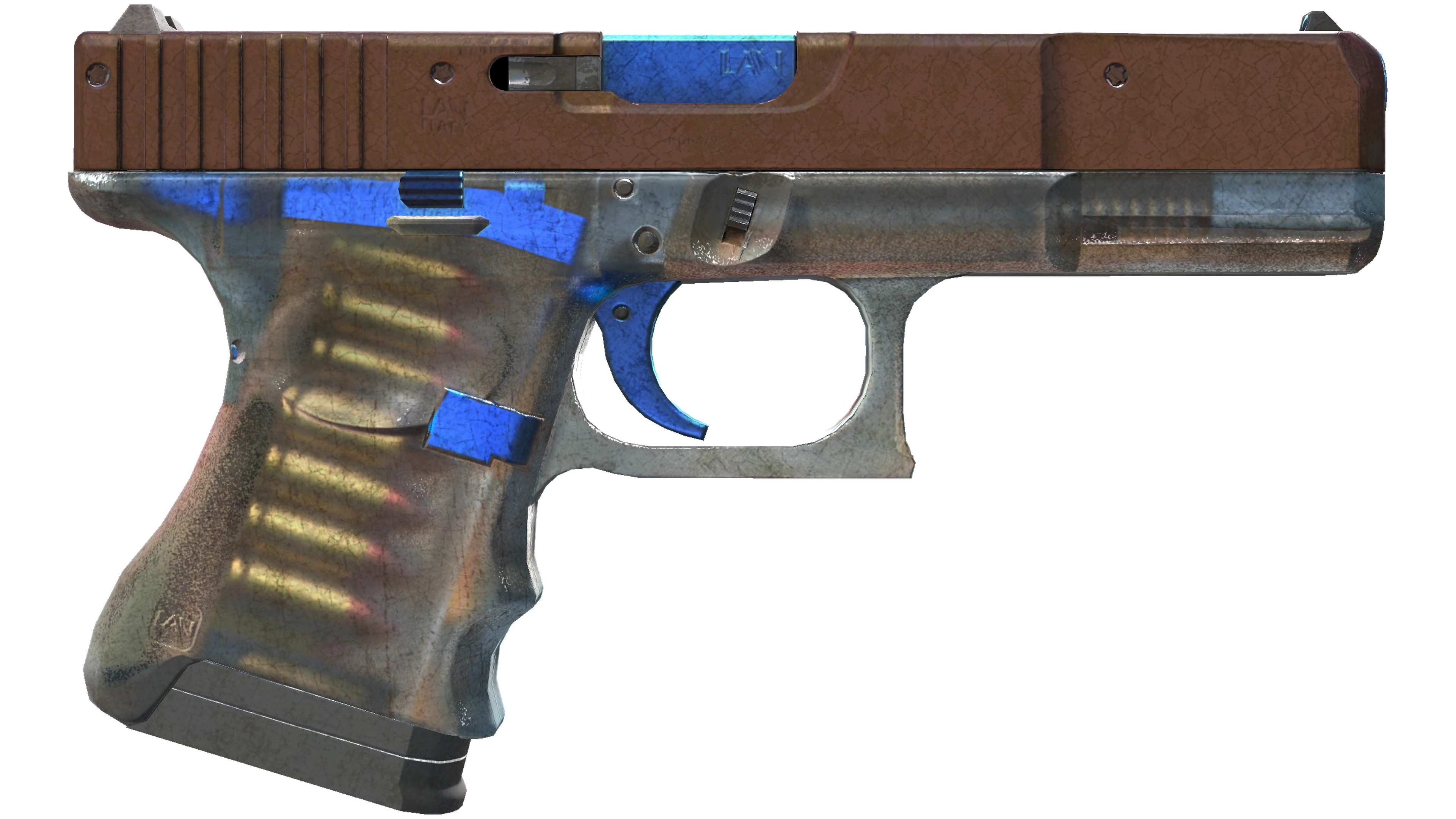 صورة مصغرة لـ Glock-18 | Clear Polymer (Battle-Scarred)