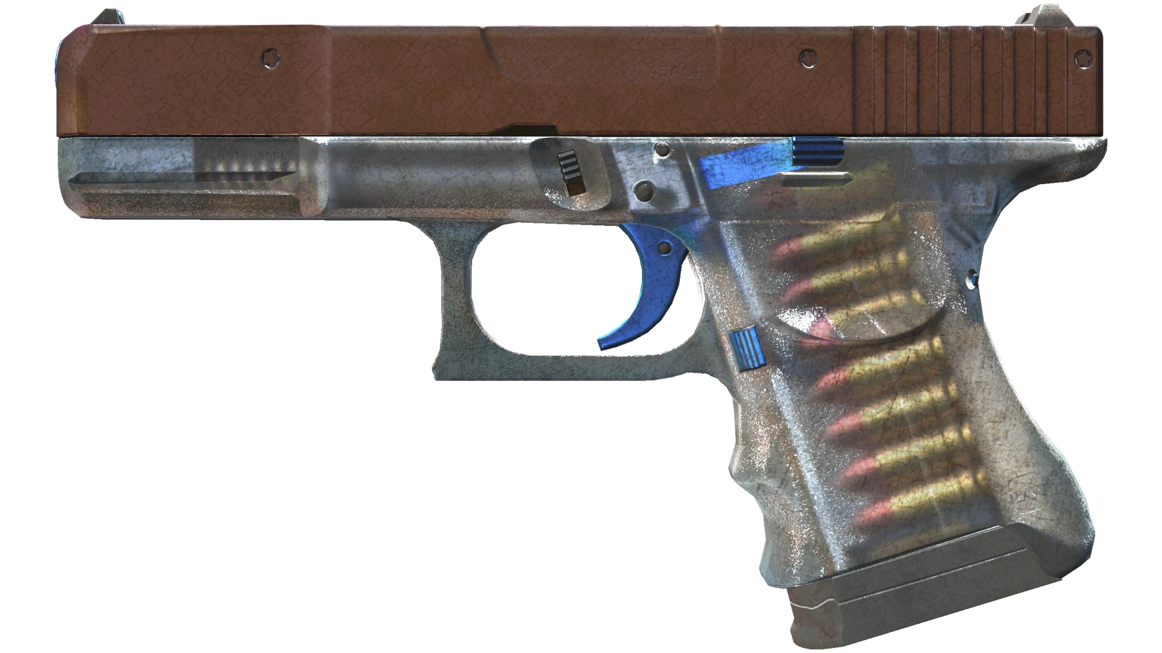 Glock-18 | Clear Polymer (Battle-Scarred)