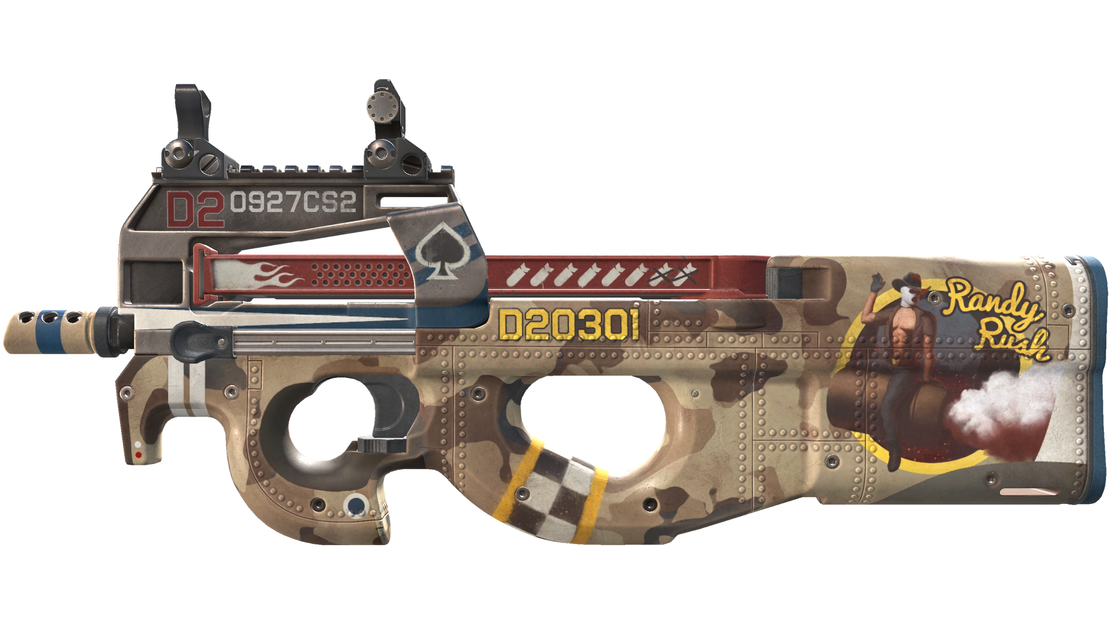 StatTrak™ P90 | Randy Rush (Field-Tested)