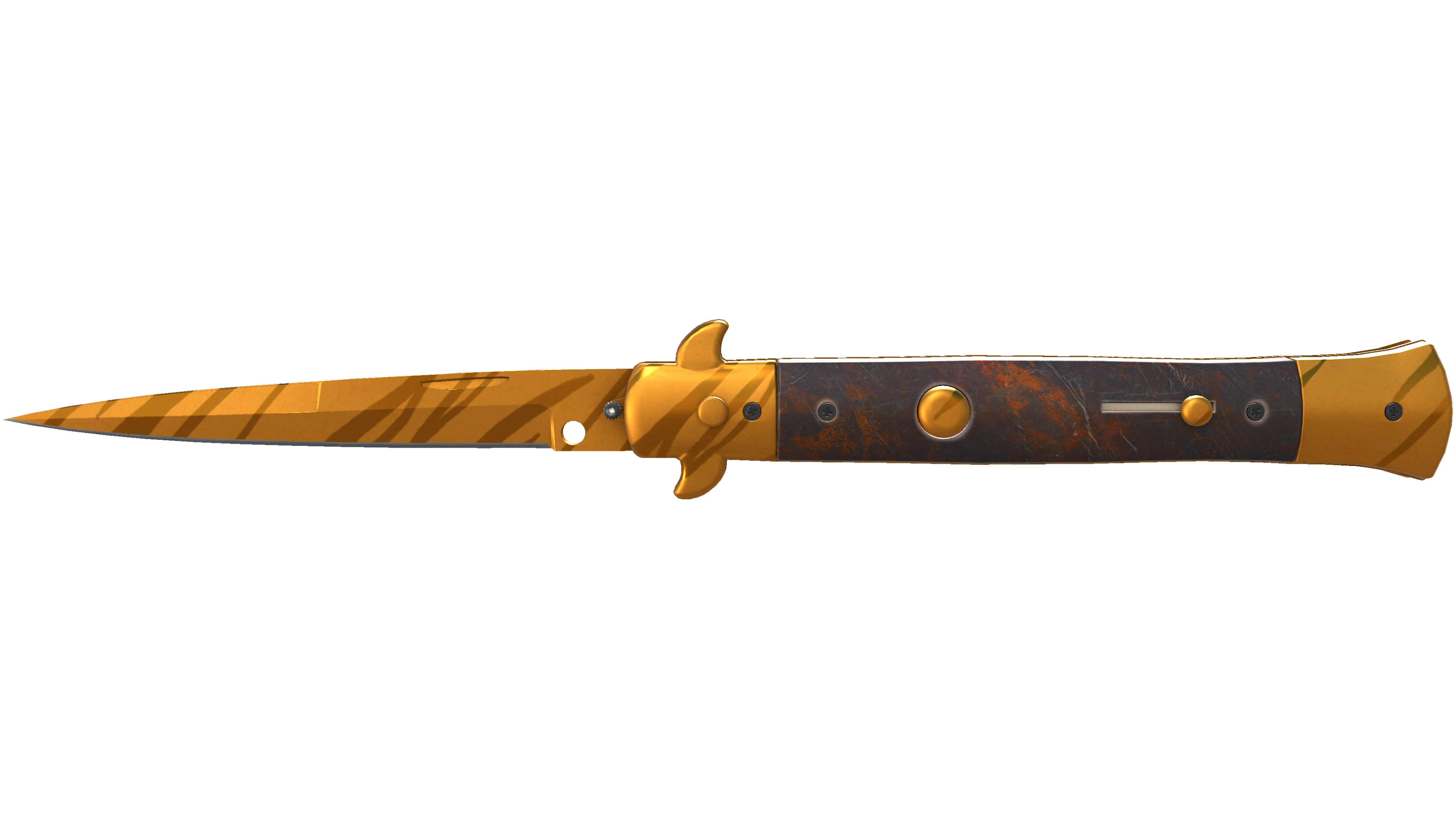 Vorschau von ★ StatTrak™ Stiletto Knife | Tiger Tooth (Factory New)