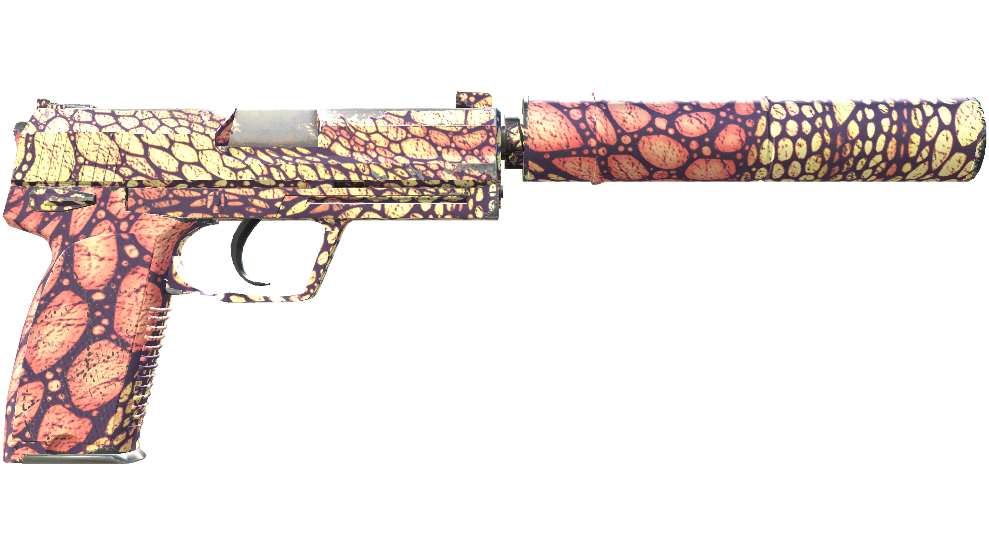 Миниатюра USP-S | Orange Anolis (Minimal Wear)