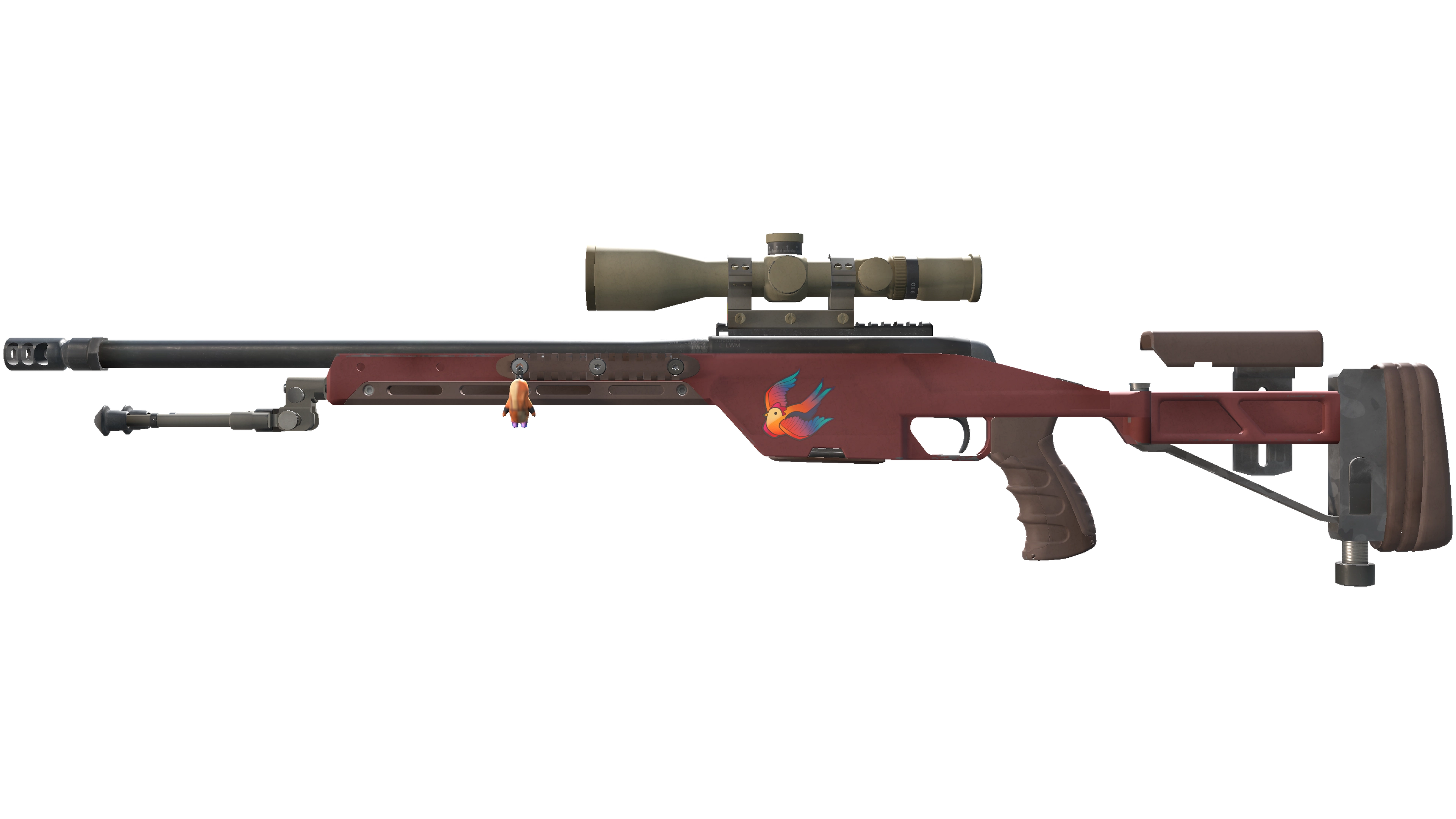 SSG 08 | Red Stone (Minimal Wear)