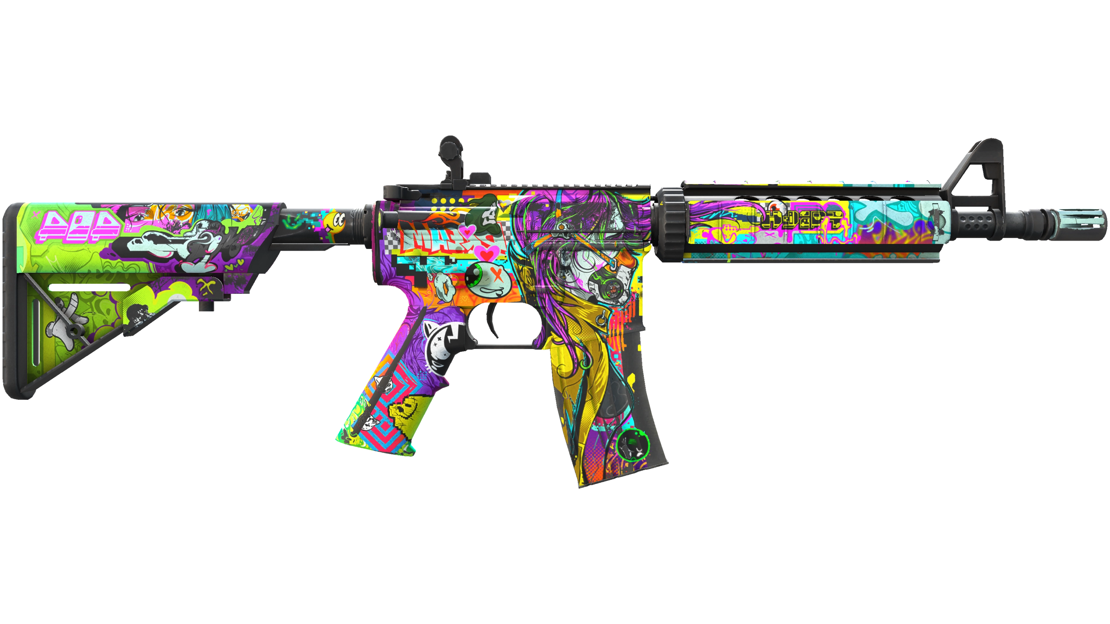 Miniatura de StatTrak™ M4A4 | In Living Color (Field-Tested)