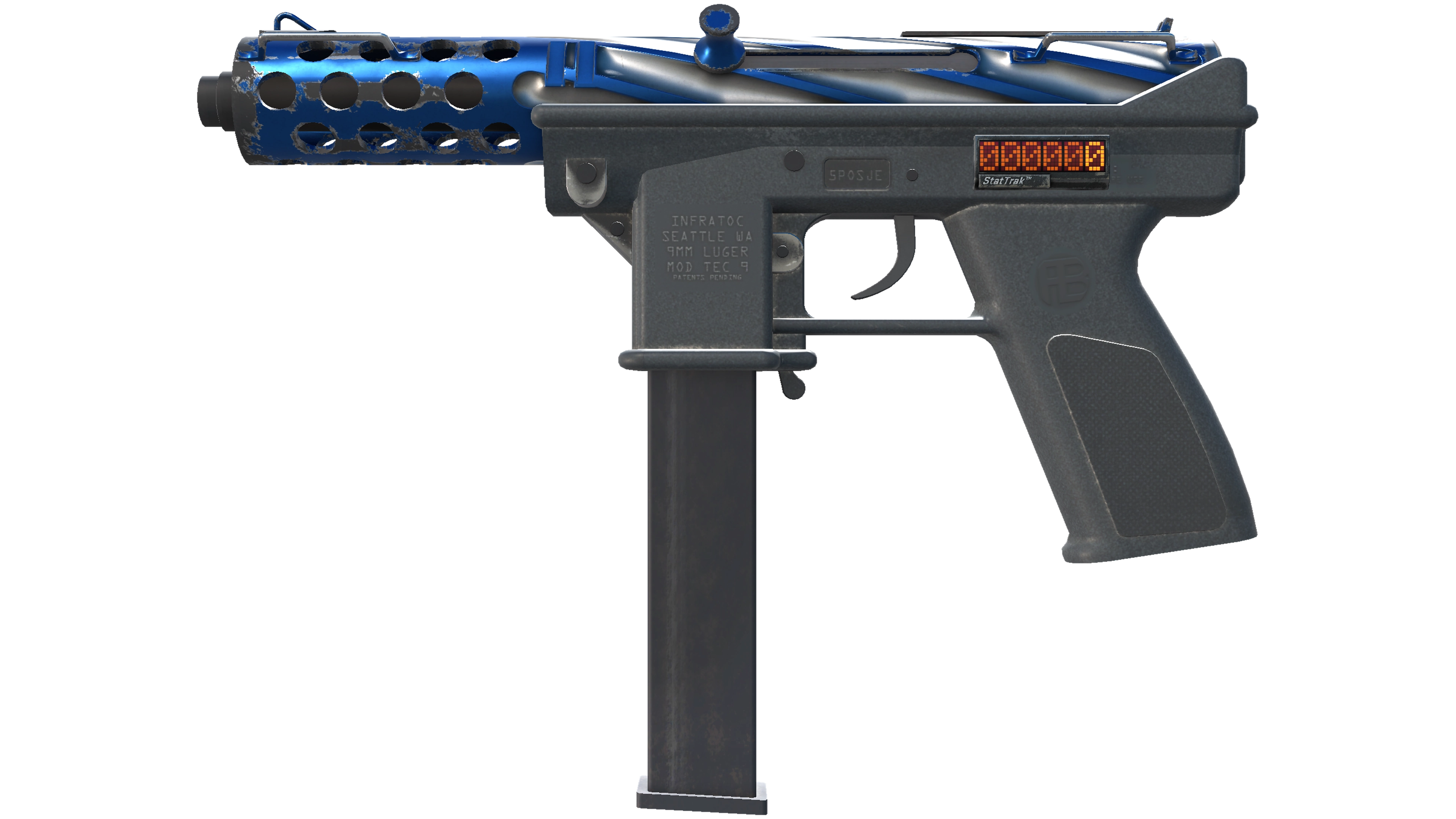 StatTrak™ Tec-9 | Titanium Bit (Field-Tested)