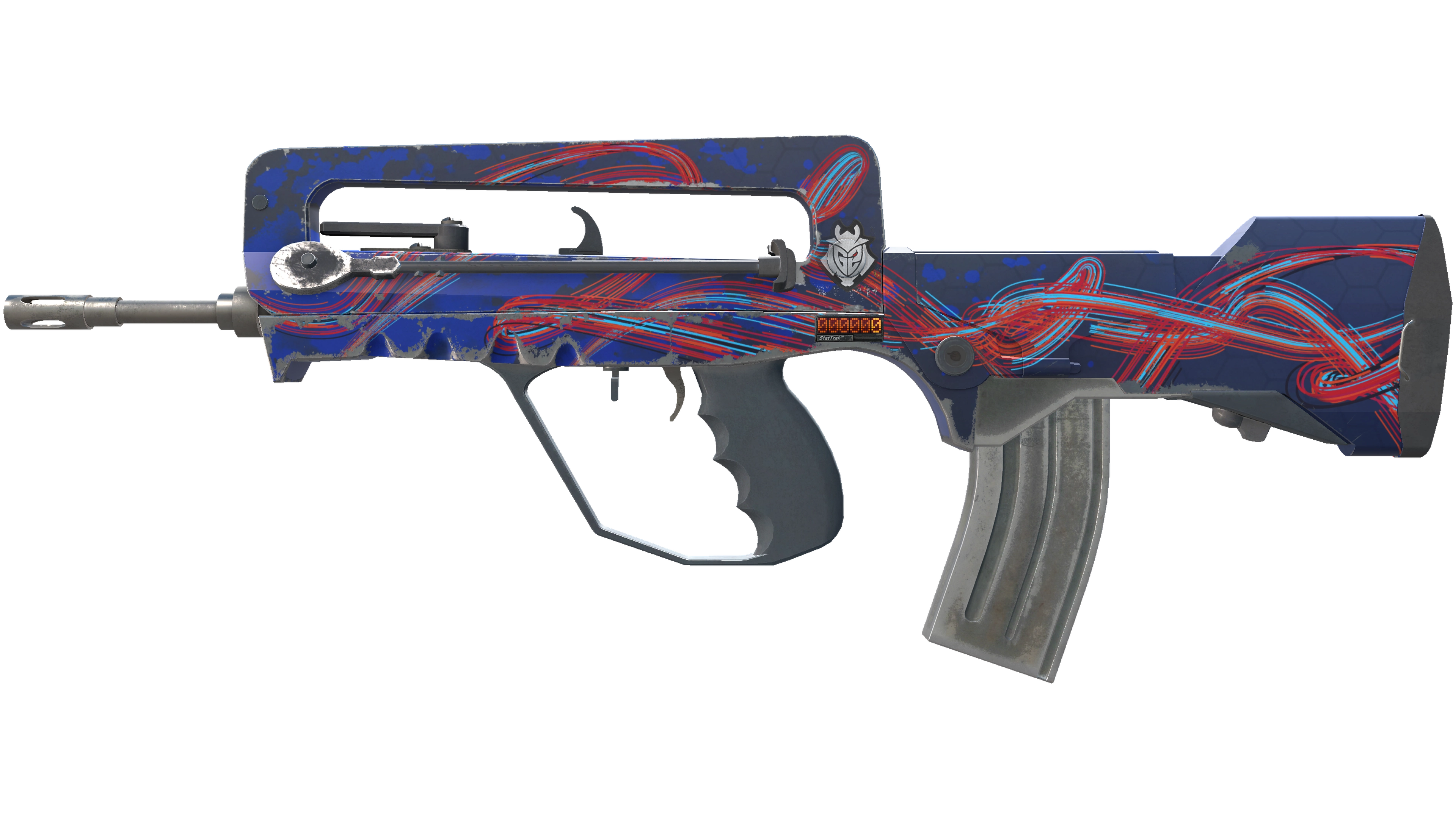 StatTrak™ FAMAS | Afterimage (Minimal Wear)