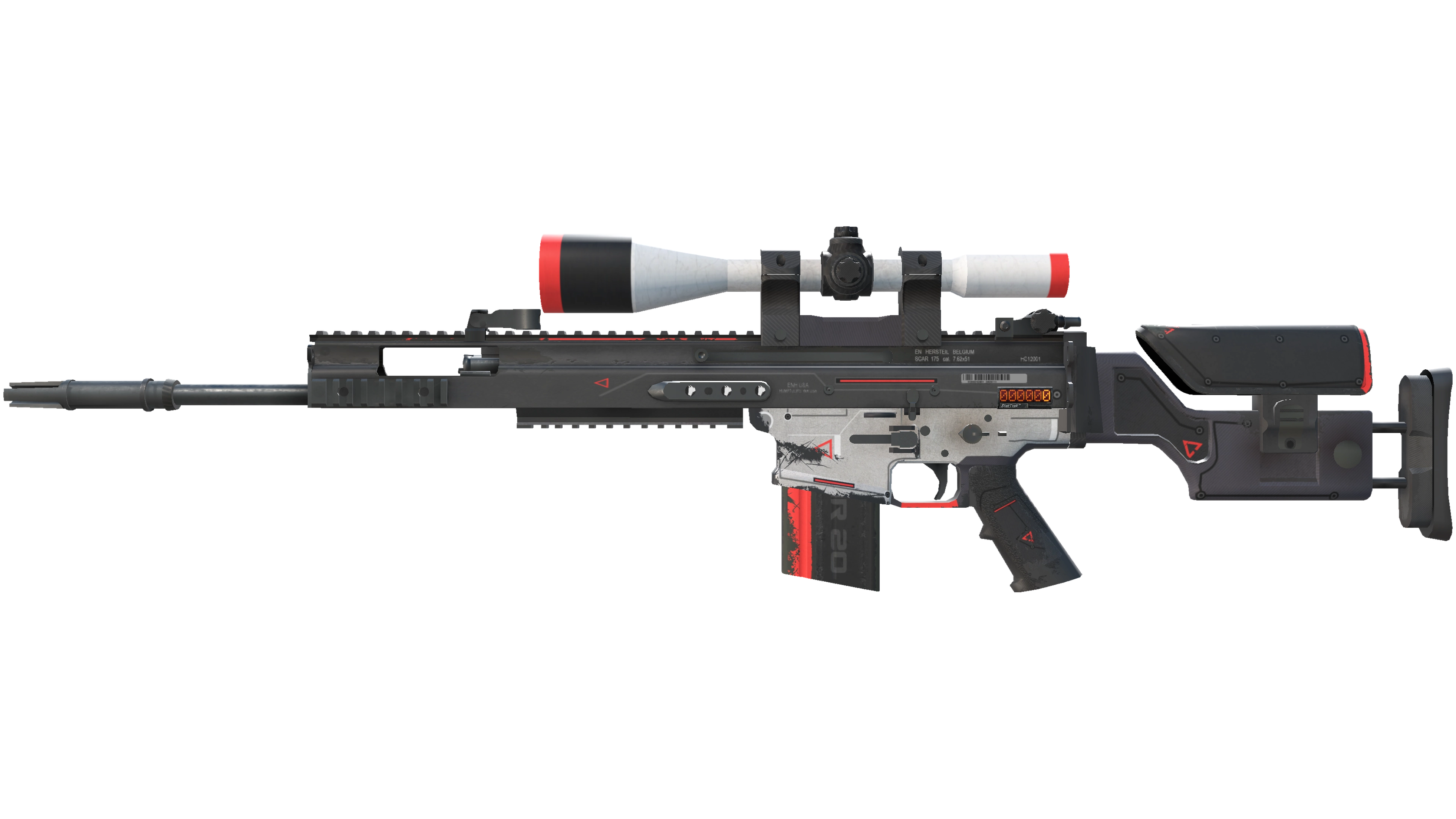 StatTrak™ SCAR-20 | Cyrex (Minimal Wear)