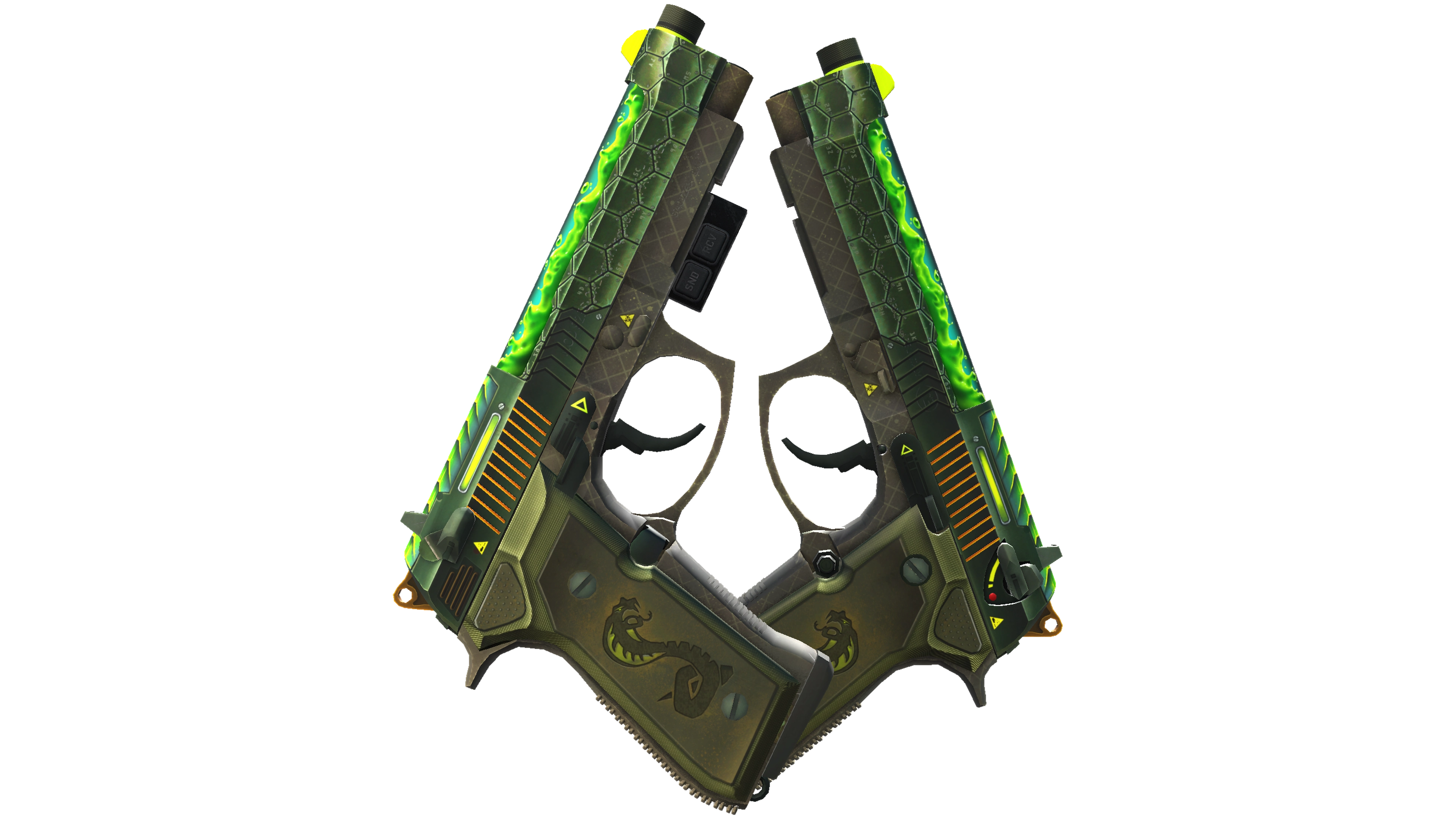 StatTrak™ Dual Berettas | Cobra Strike (Factory New) thumbnail