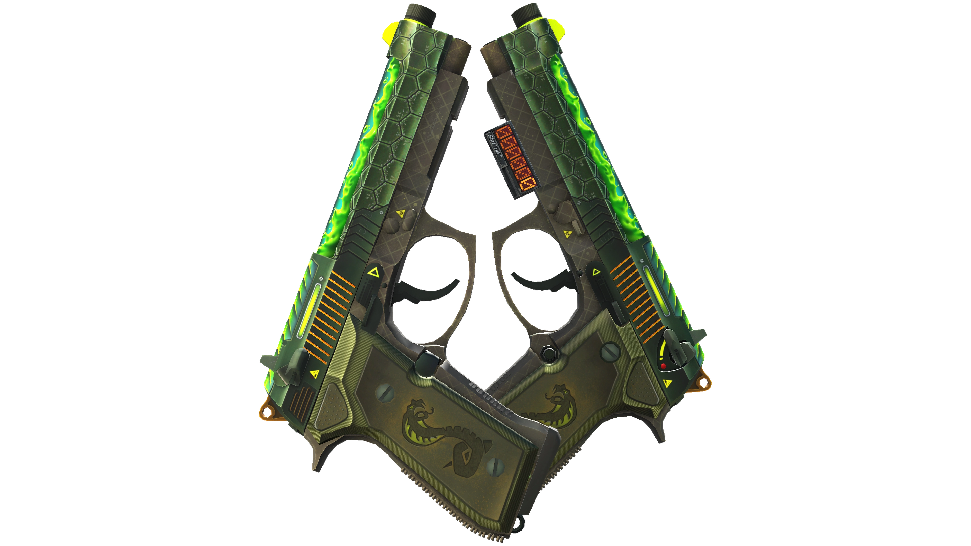 StatTrak™ Dual Berettas | Cobra Strike (Factory New)