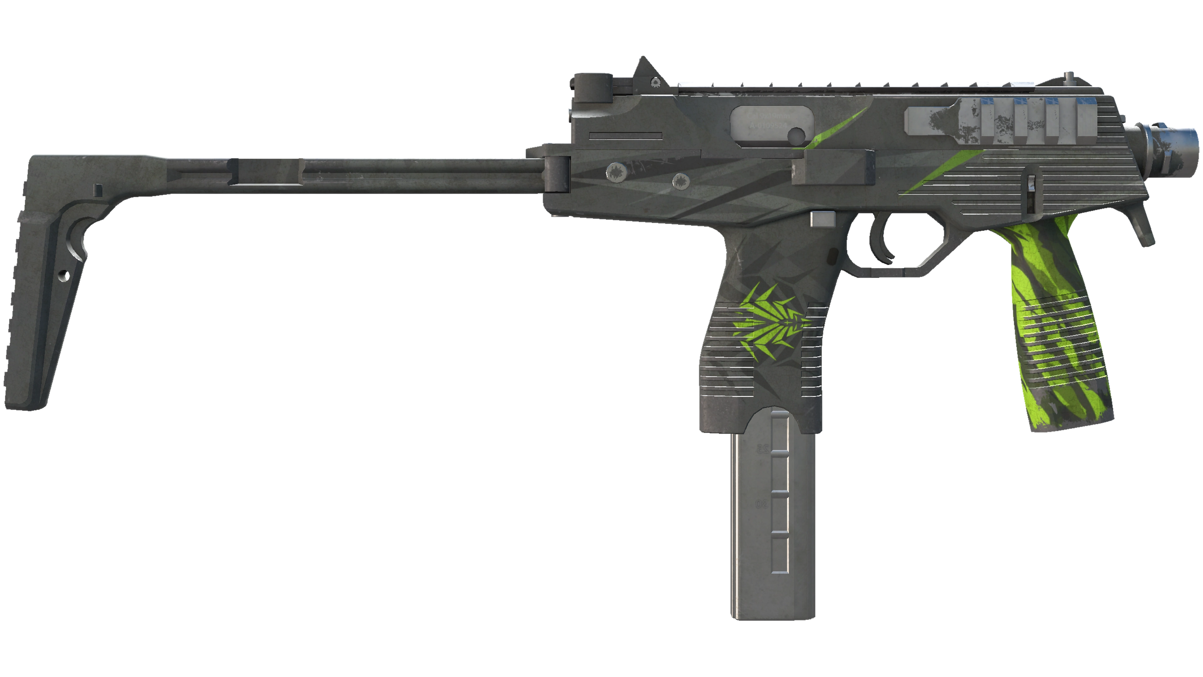 Vorschau von StatTrak™ MP9 | Deadly Poison (Battle-Scarred)