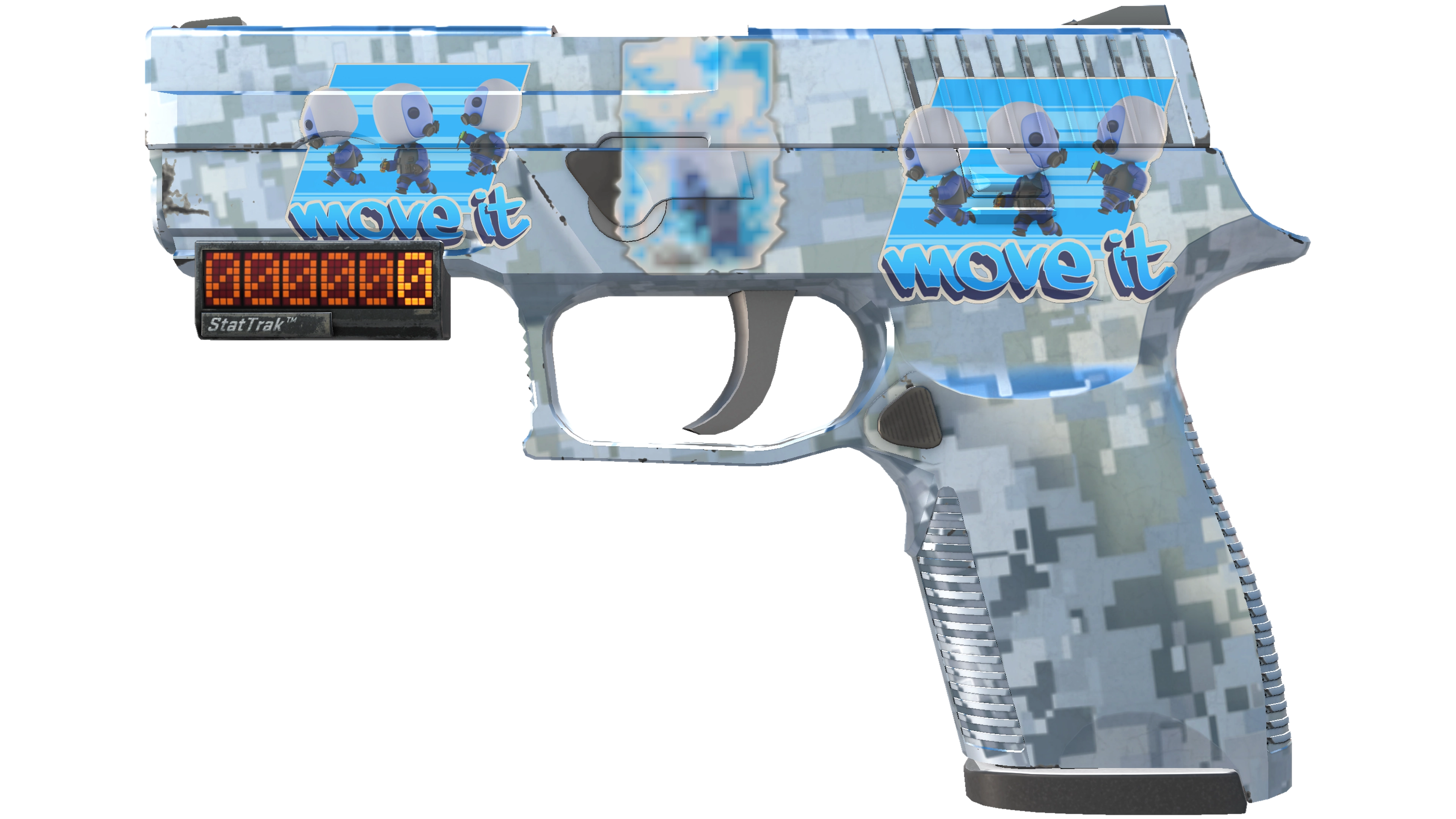 StatTrak™ P250 | Steel Disruption (Factory New)