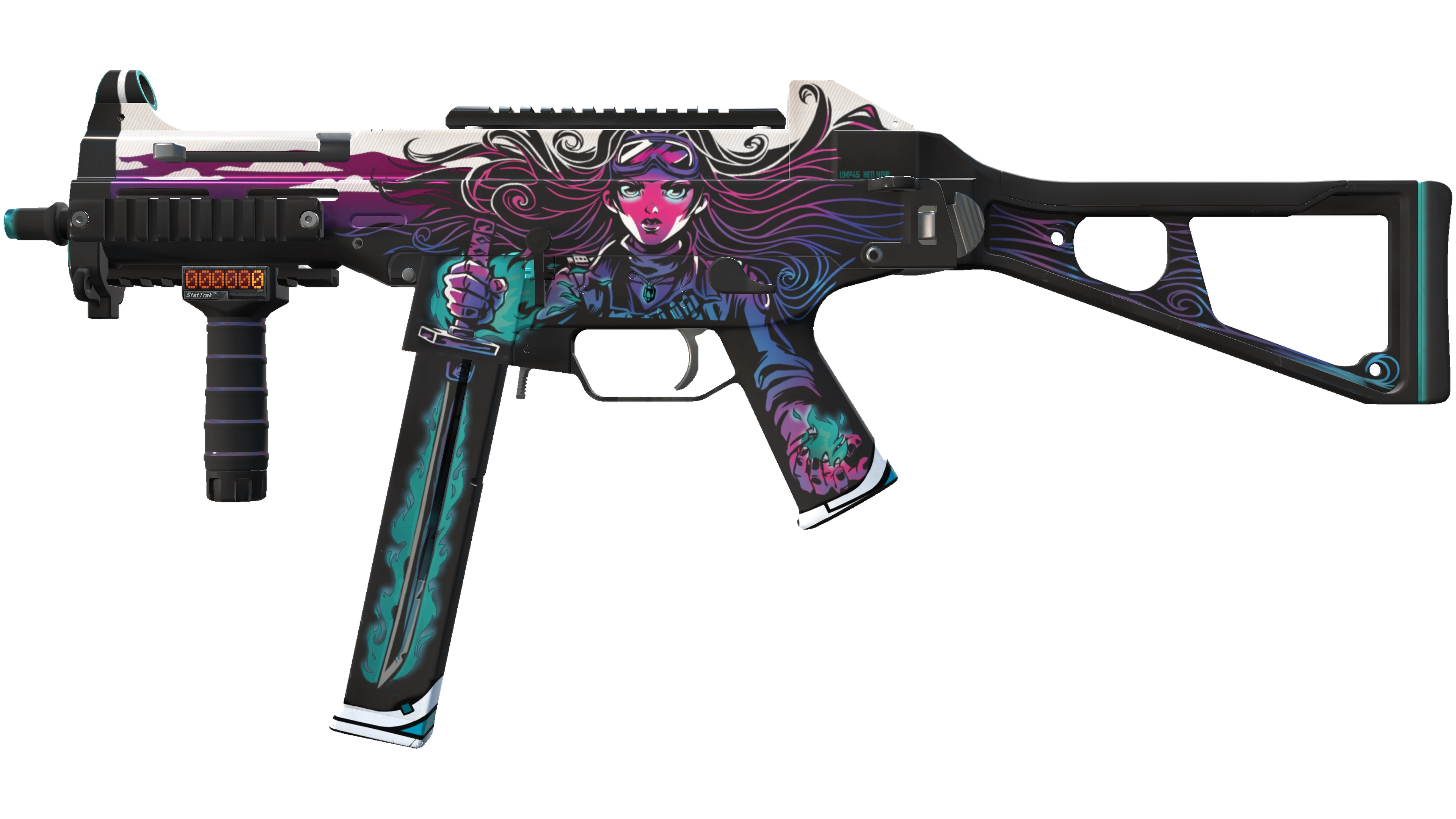 StatTrak™ UMP-45 | Neo-Noir (Factory New) thumbnail