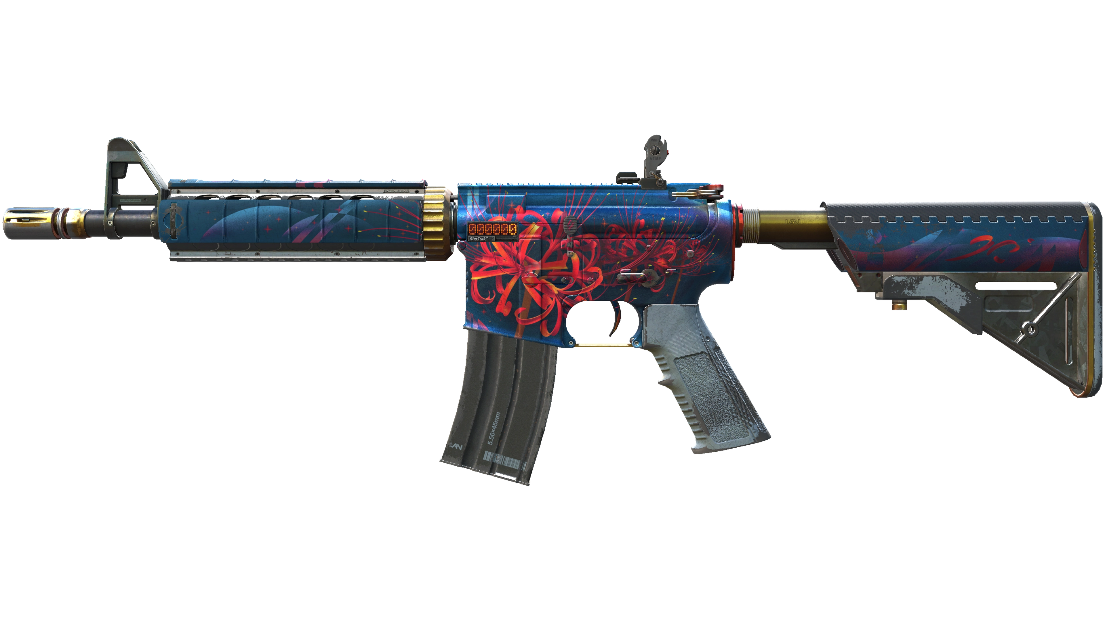 StatTrak™ M4A4 | Spider Lily (Battle-Scarred)