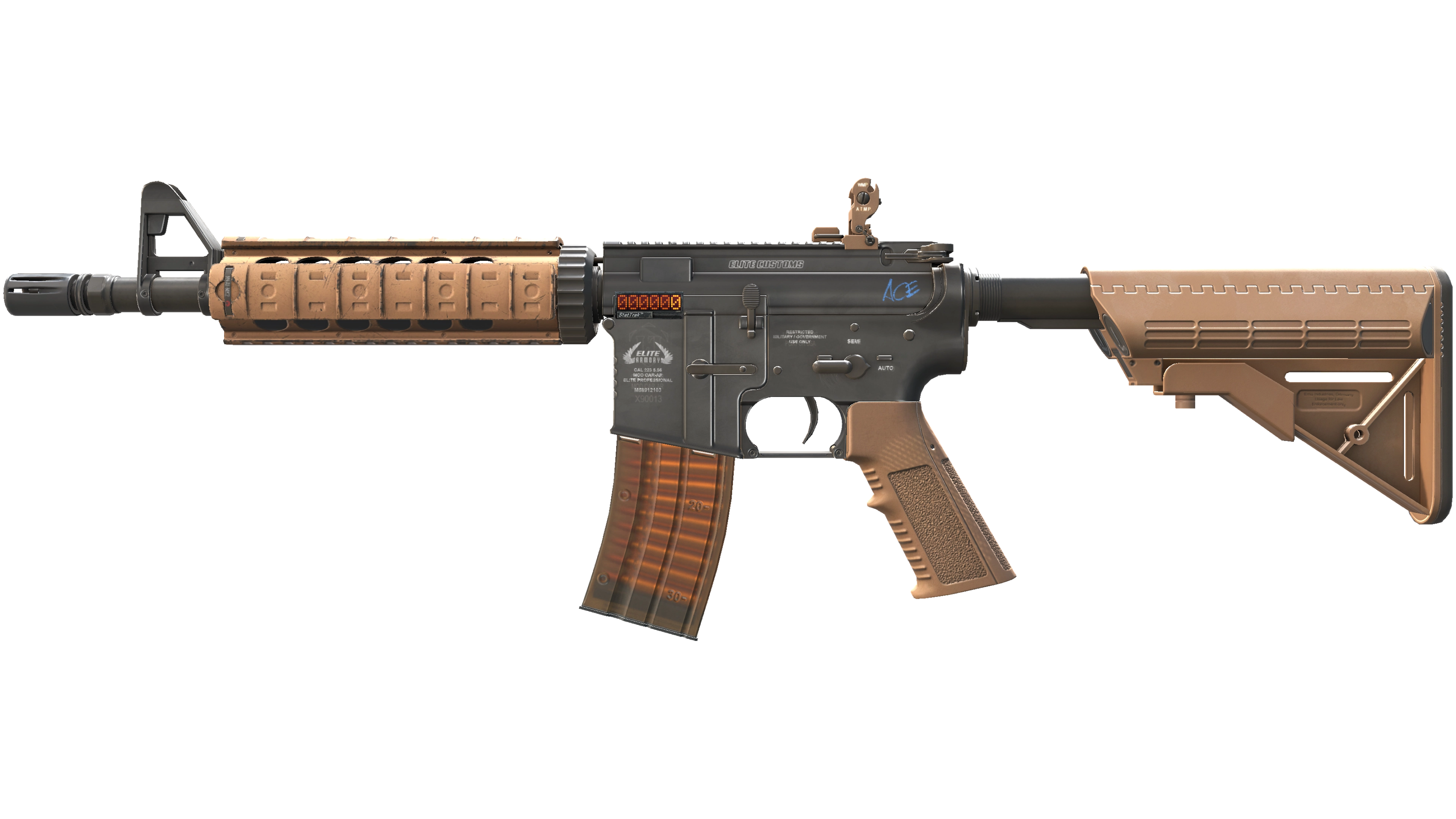 StatTrak™ M4A4 | Poly Mag (Factory New)