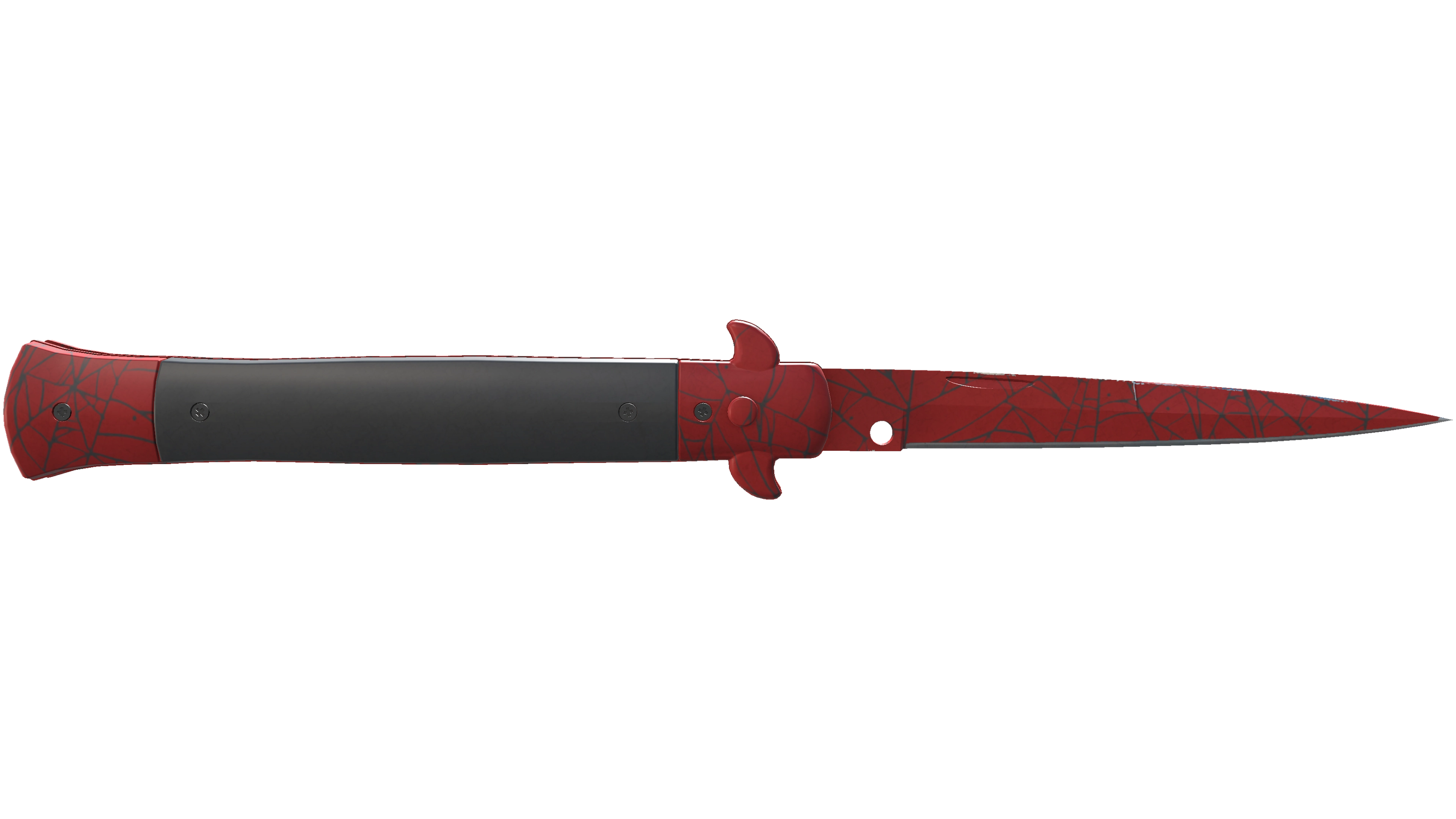 ★ Stiletto Knife | Crimson Web (Minimal Wear)