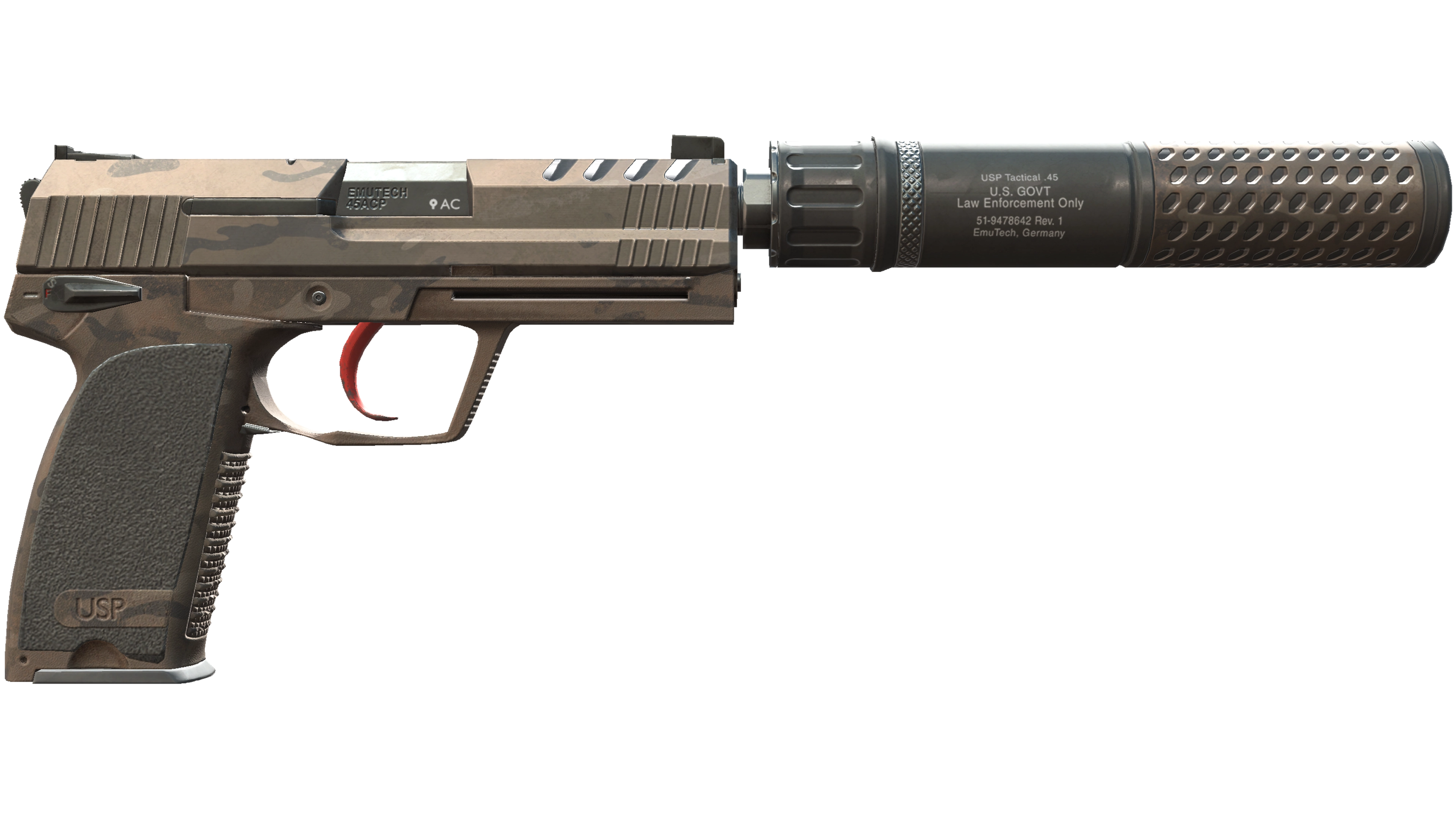 صورة مصغرة لـ USP-S | Desert Tactical (Minimal Wear)