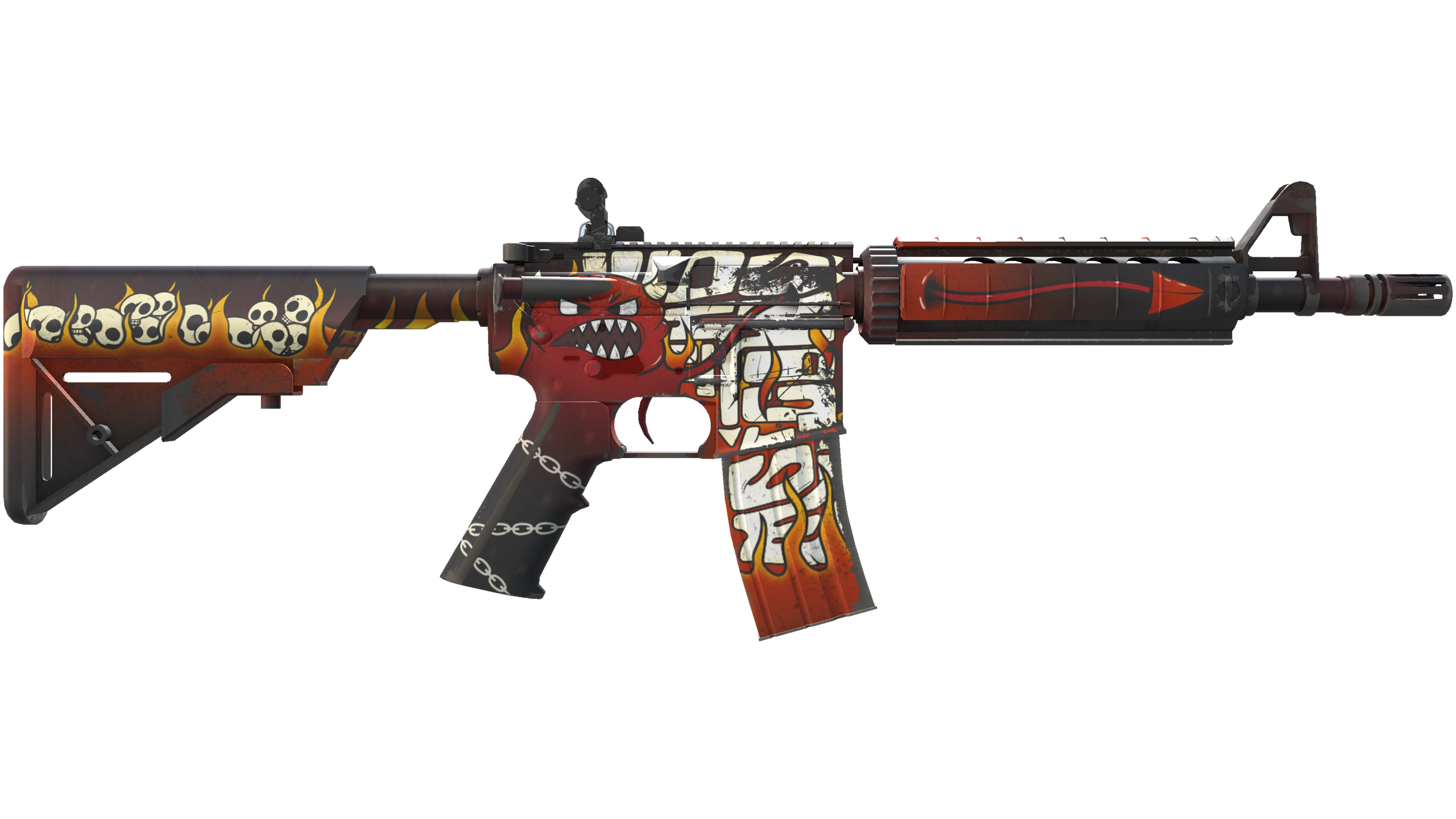 StatTrak™ M4A4 | Hellfire (Minimal Wear) thumbnail