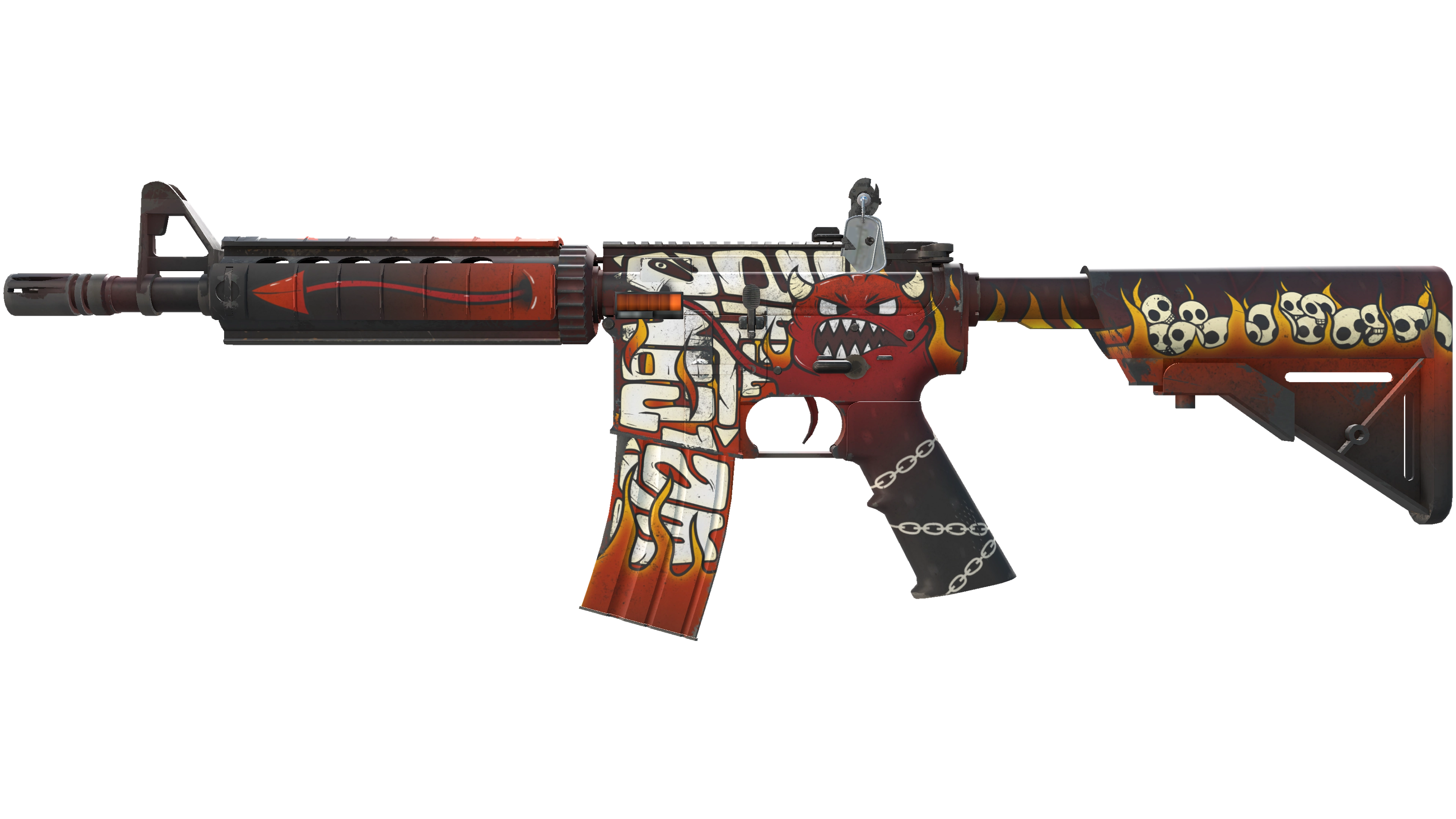 StatTrak™ M4A4 | Hellfire (Minimal Wear) thumbnail
