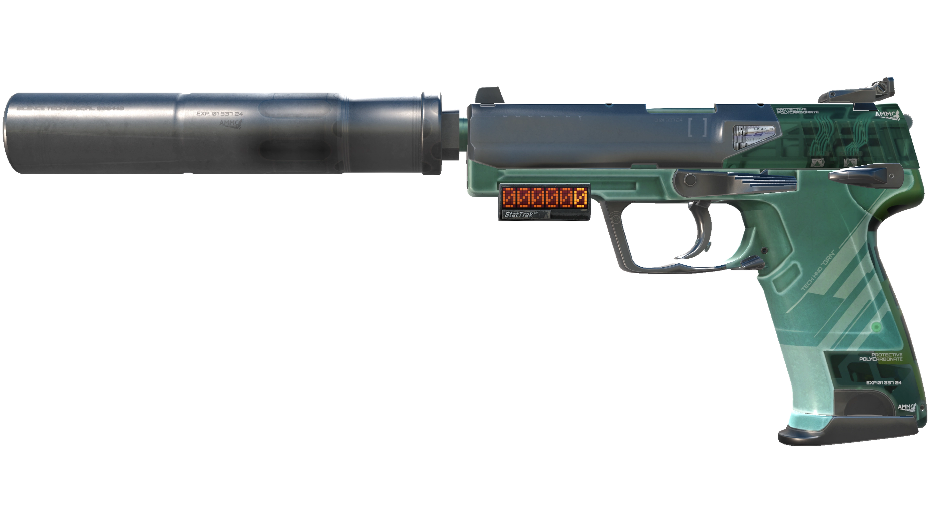 StatTrak™ USP-S | PC-GRN (Factory New)