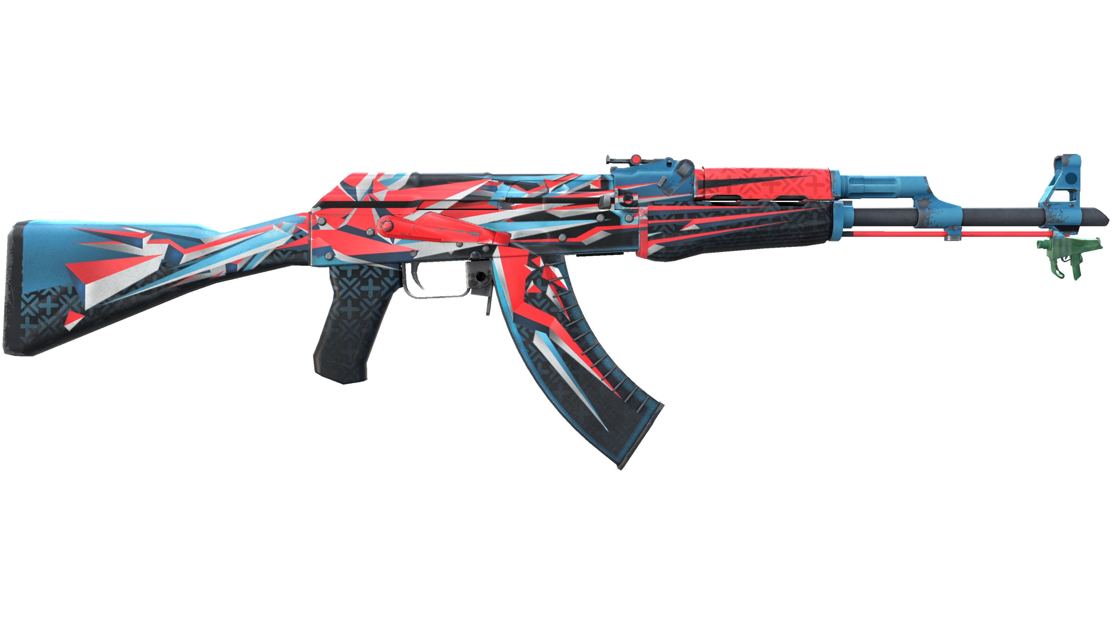 Vorschau von StatTrak™ AK-47 | Point Disarray (Minimal Wear)