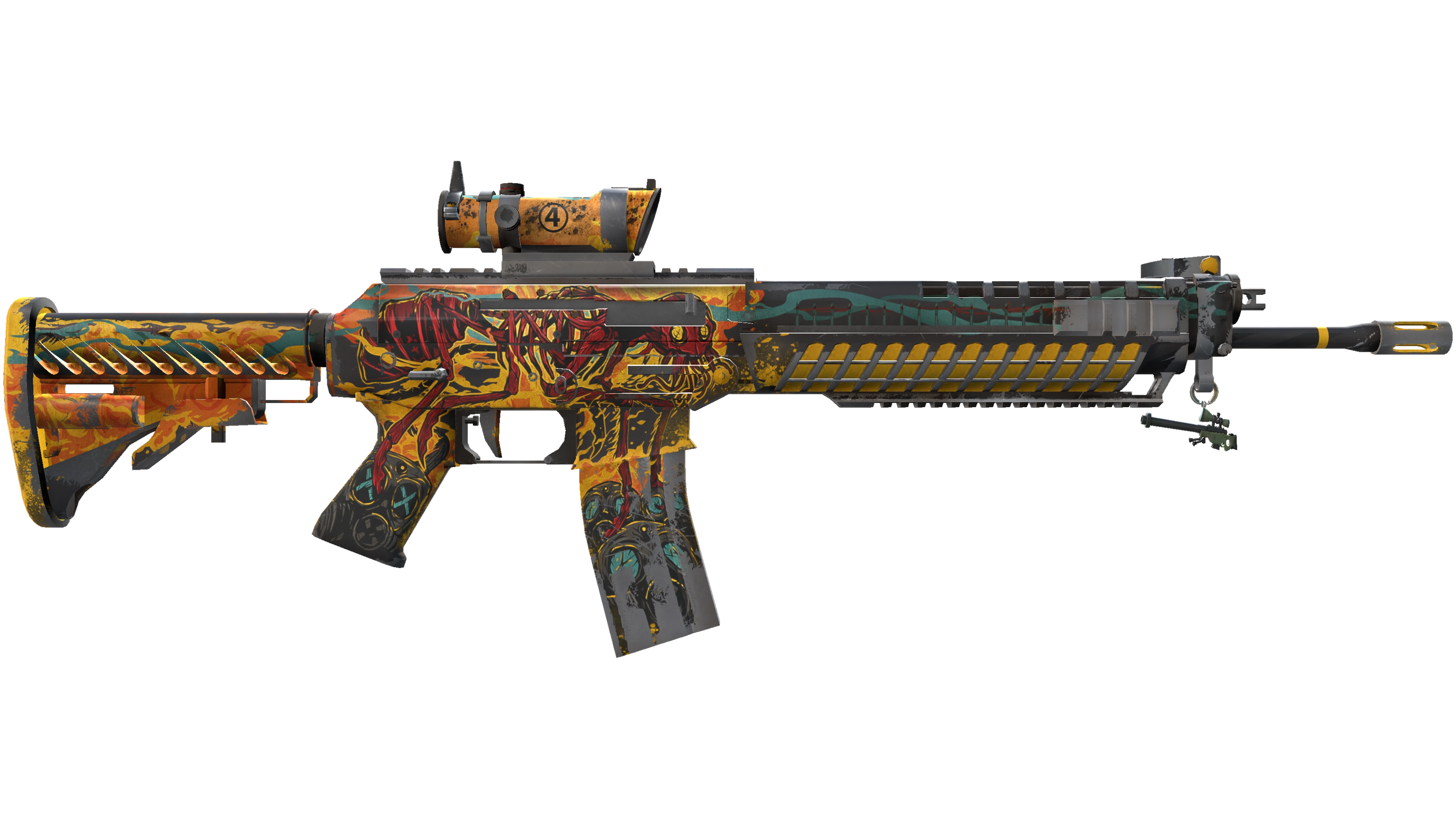 Miniatura de StatTrak™ SG 553 | Colony IV (Field-Tested)