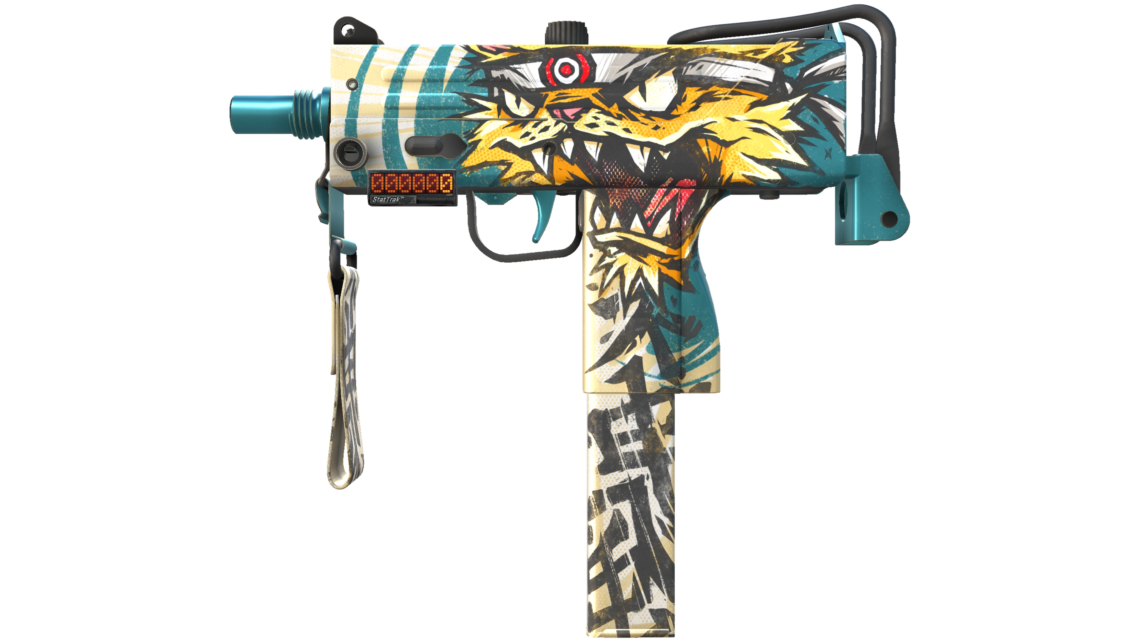 StatTrak™ MAC-10 | Cat Fight (Factory New)