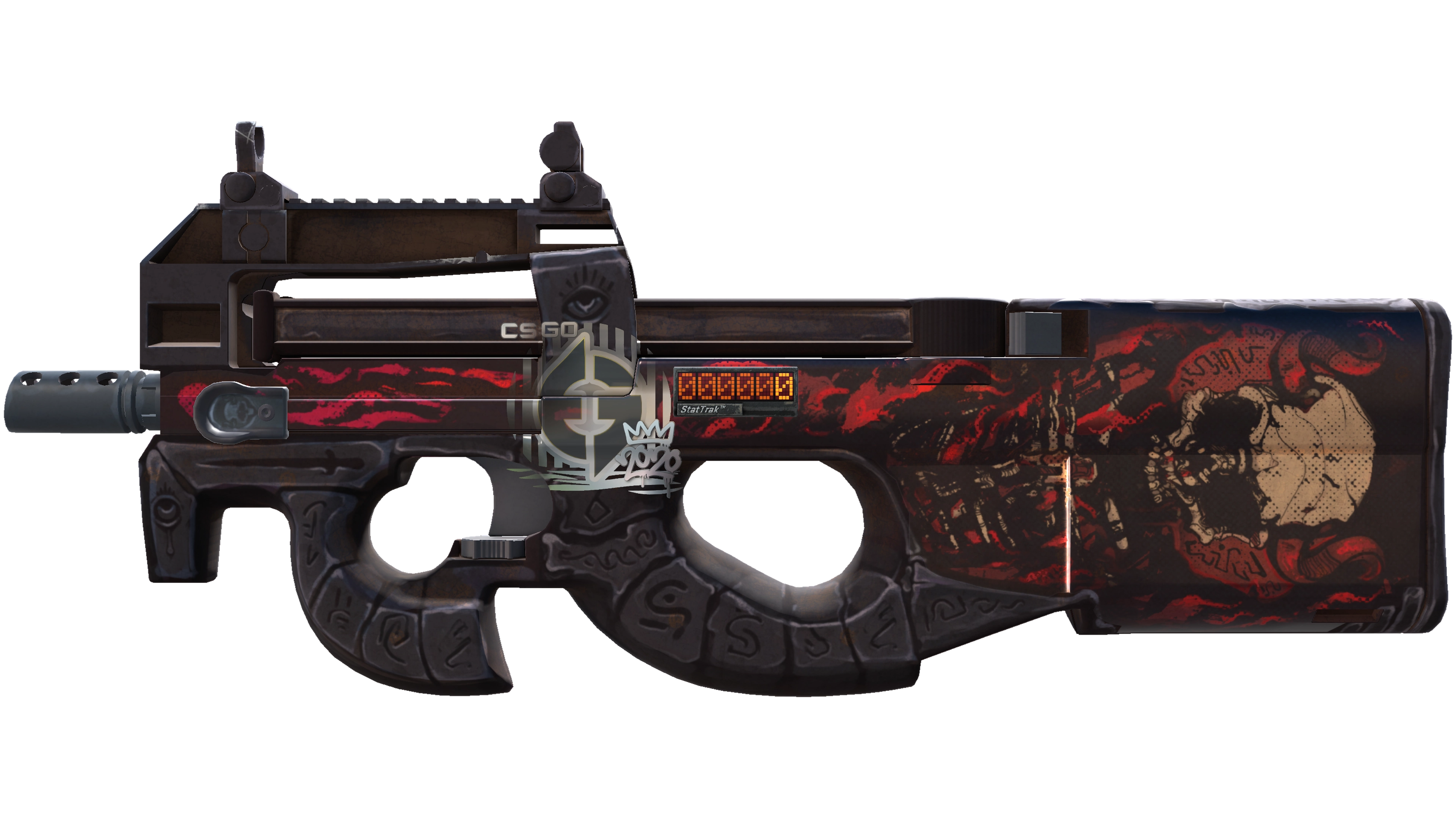 Miniature de StatTrak™ P90 | Shallow Grave (Field-Tested)