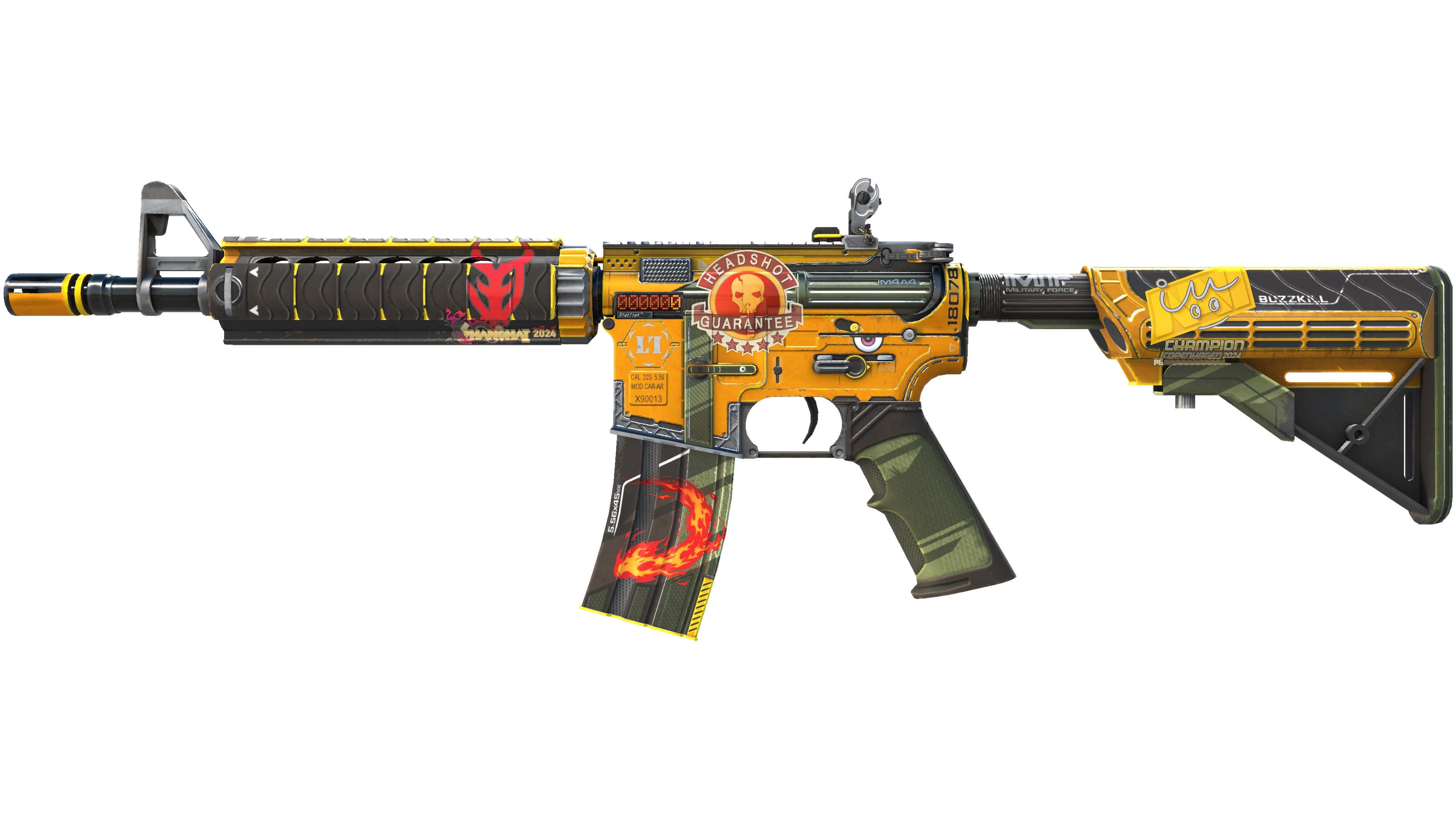 StatTrak™ M4A4 | Buzz Kill (Minimal Wear) thumbnail