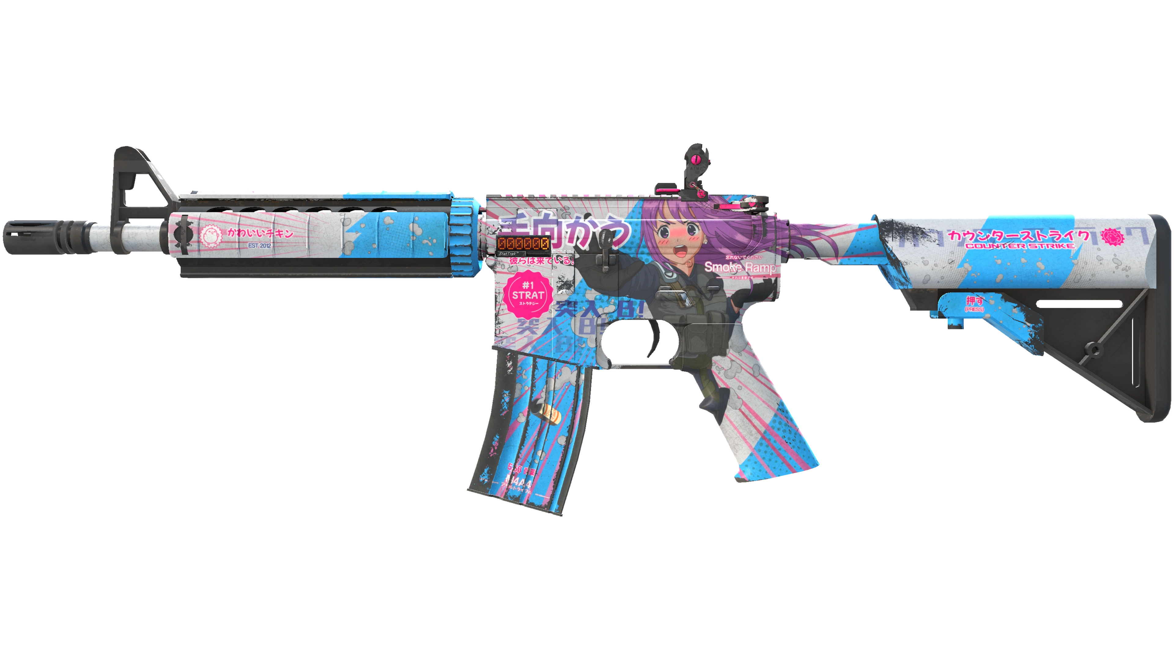 StatTrak™ M4A4 | Temukau (Field-Tested)
