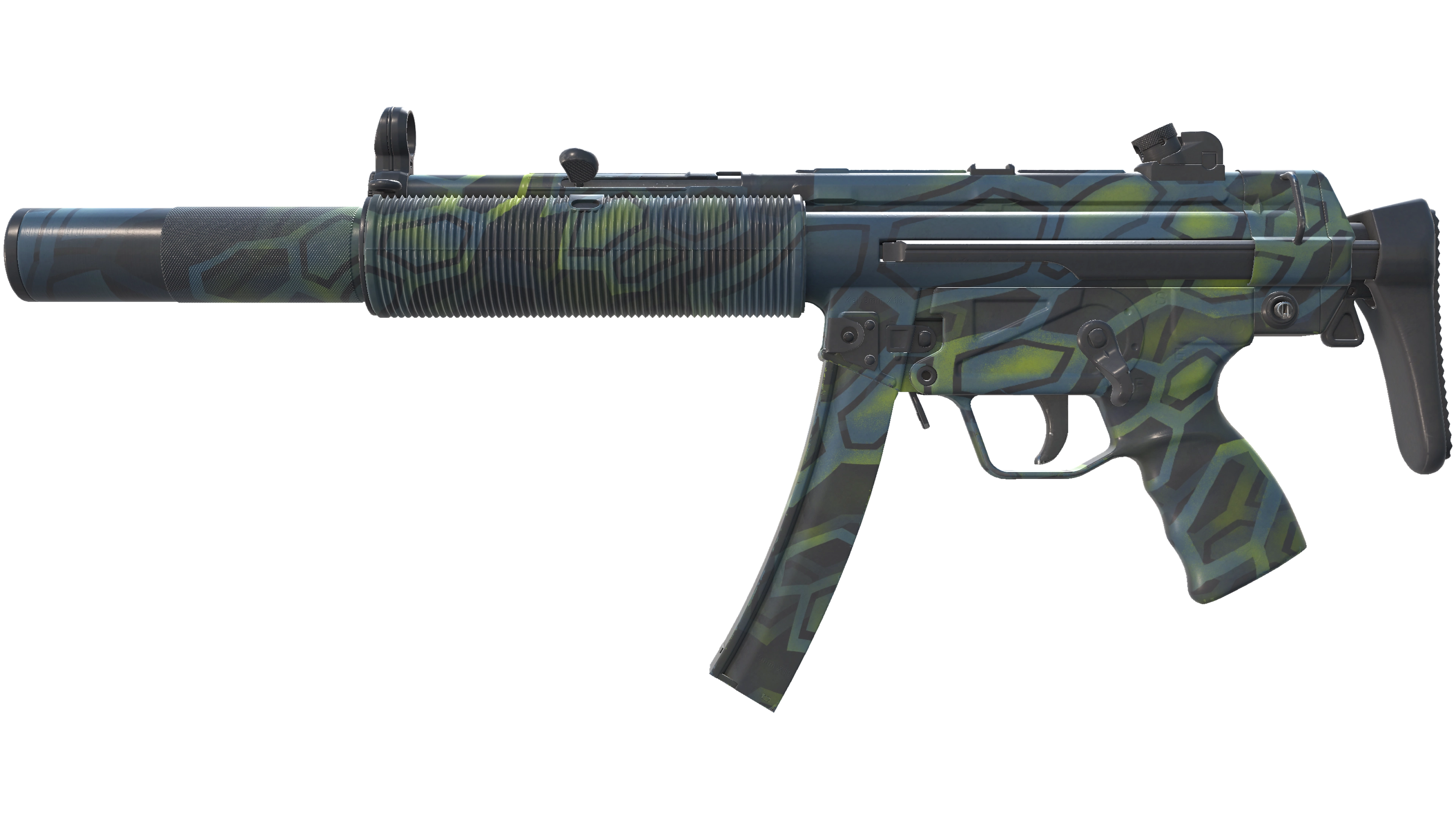 MP5-SD | Lime Hex (Minimal Wear)